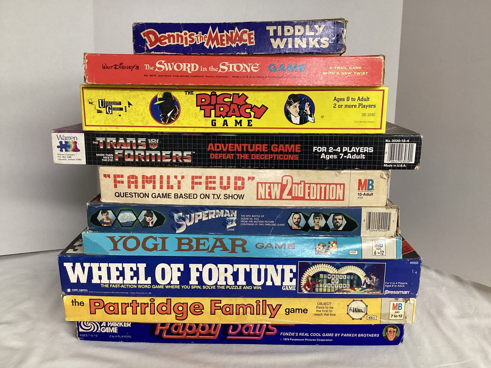 Board Games - Partridge Family, Yogi Bear, Family Feud, Happy Days, and More (1 of 4)