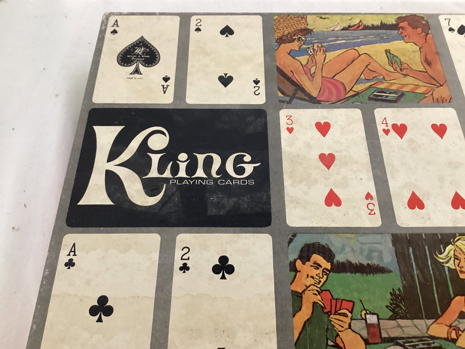 Kling Windproof Magnetic Steel Playing Cards with Board - 2