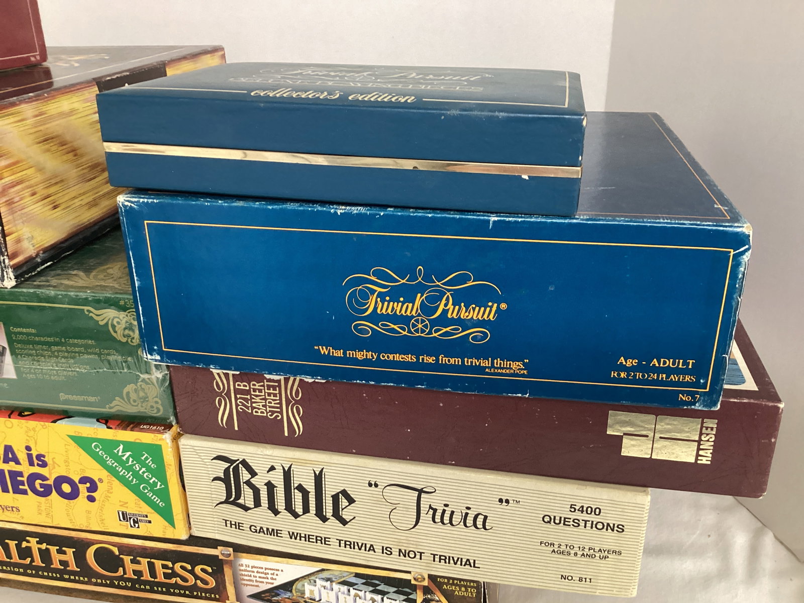 Games - Trivial Pursuit, Stealth Chess, Charade Game, and More - 3