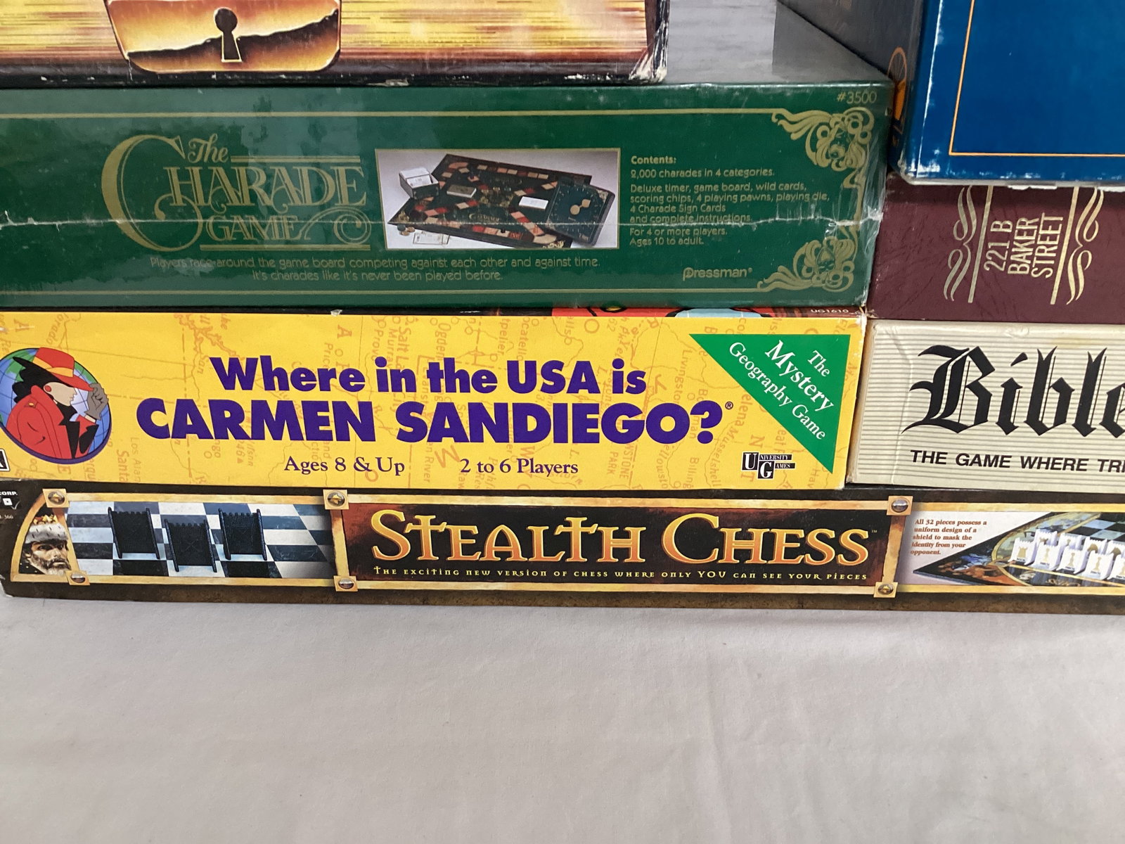 Games - Trivial Pursuit, Stealth Chess, Charade Game, and More - 4