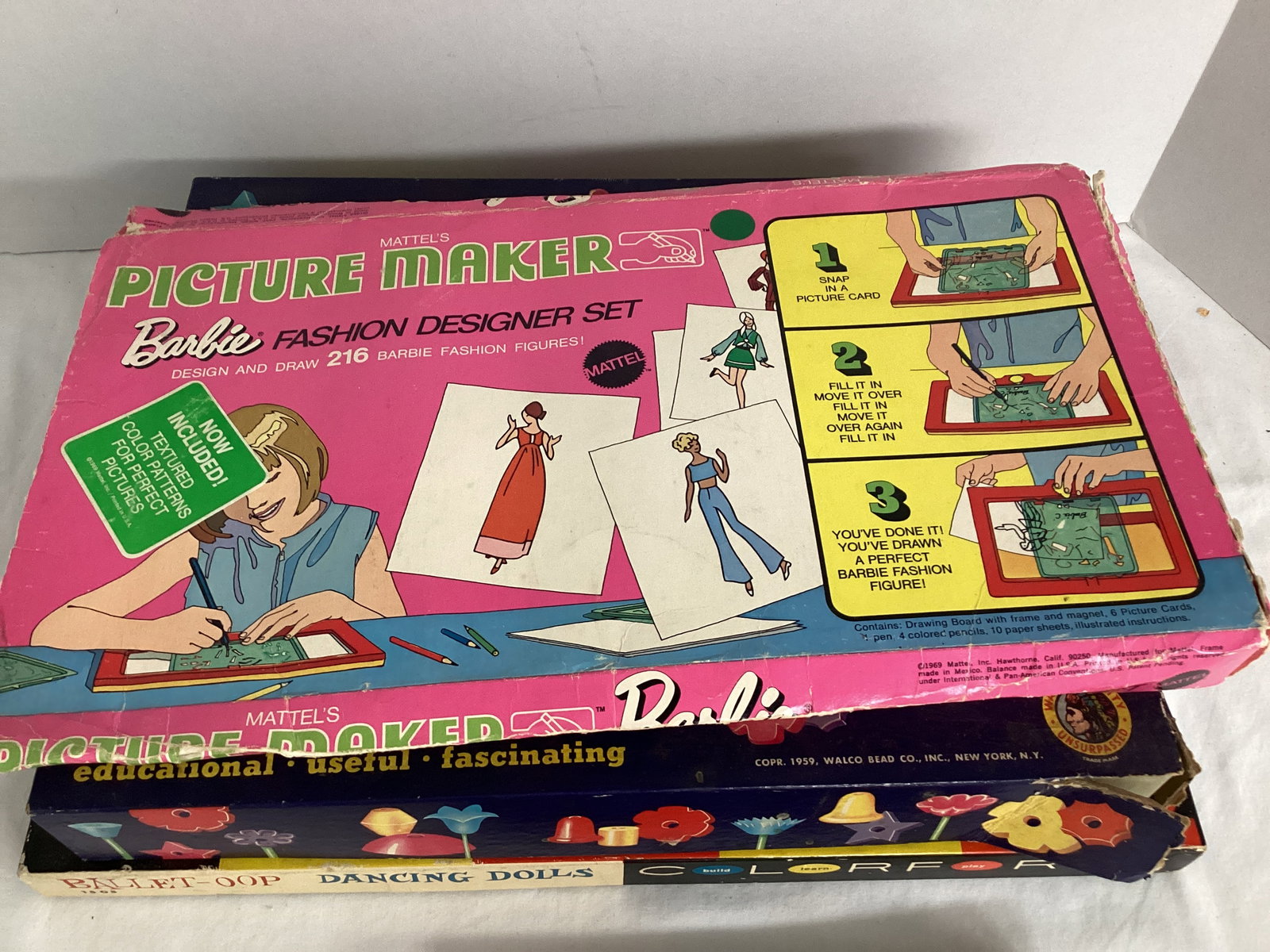 Colorforms, Barbie Picture Maker, Donkey Party, Bead Gardens - 3