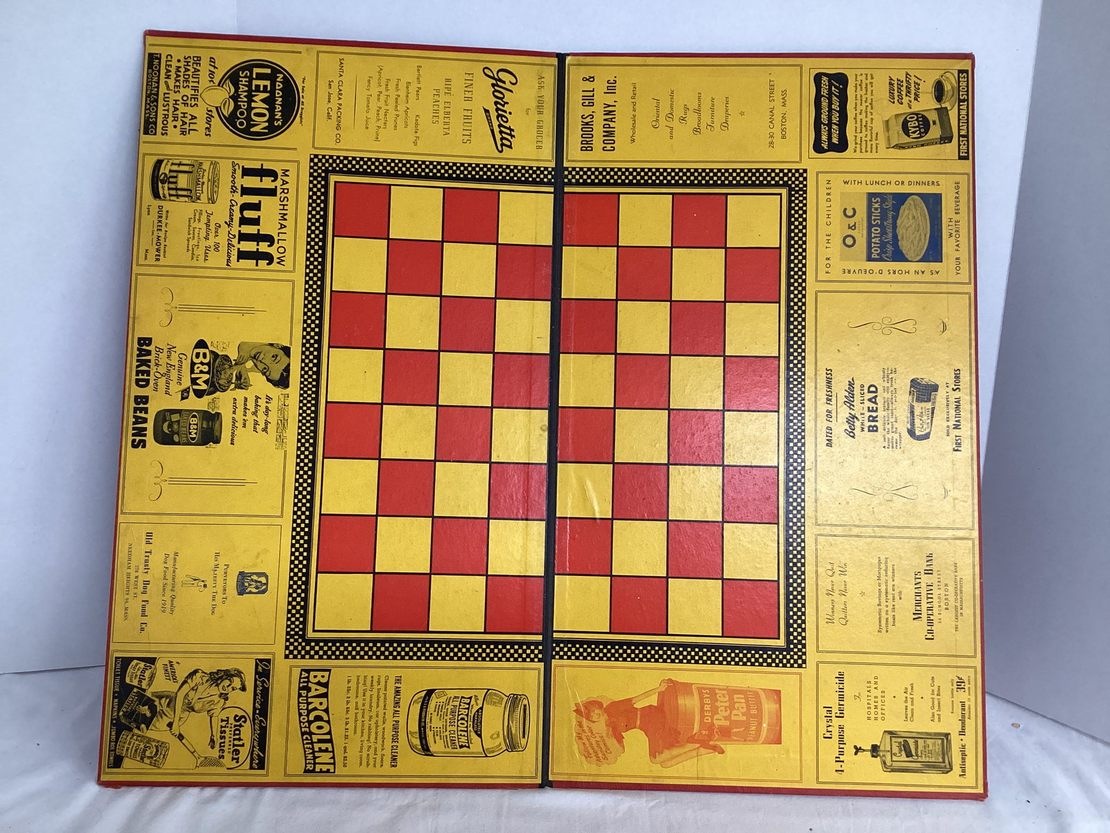 Antique and Vintage Game Boards and Pieces - 14