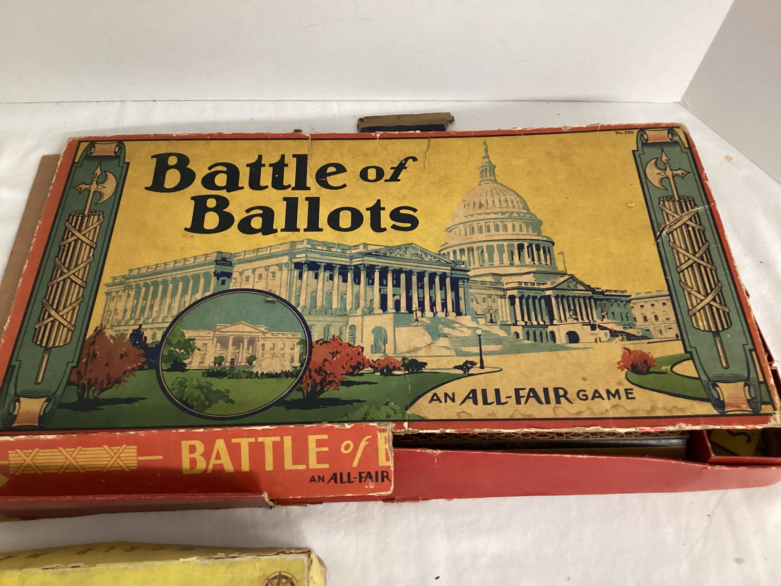 Antique and Vintage Game Boards and Pieces - 15