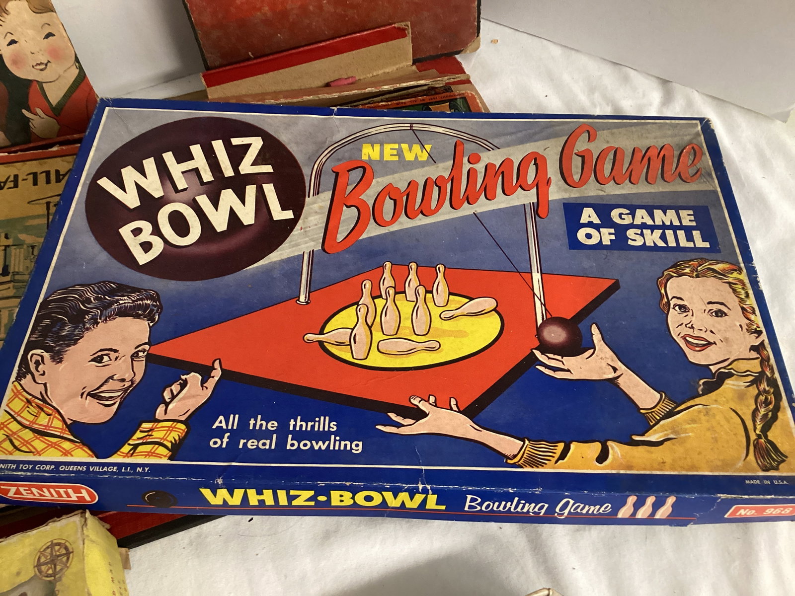 Antique and Vintage Game Boards and Pieces - 4