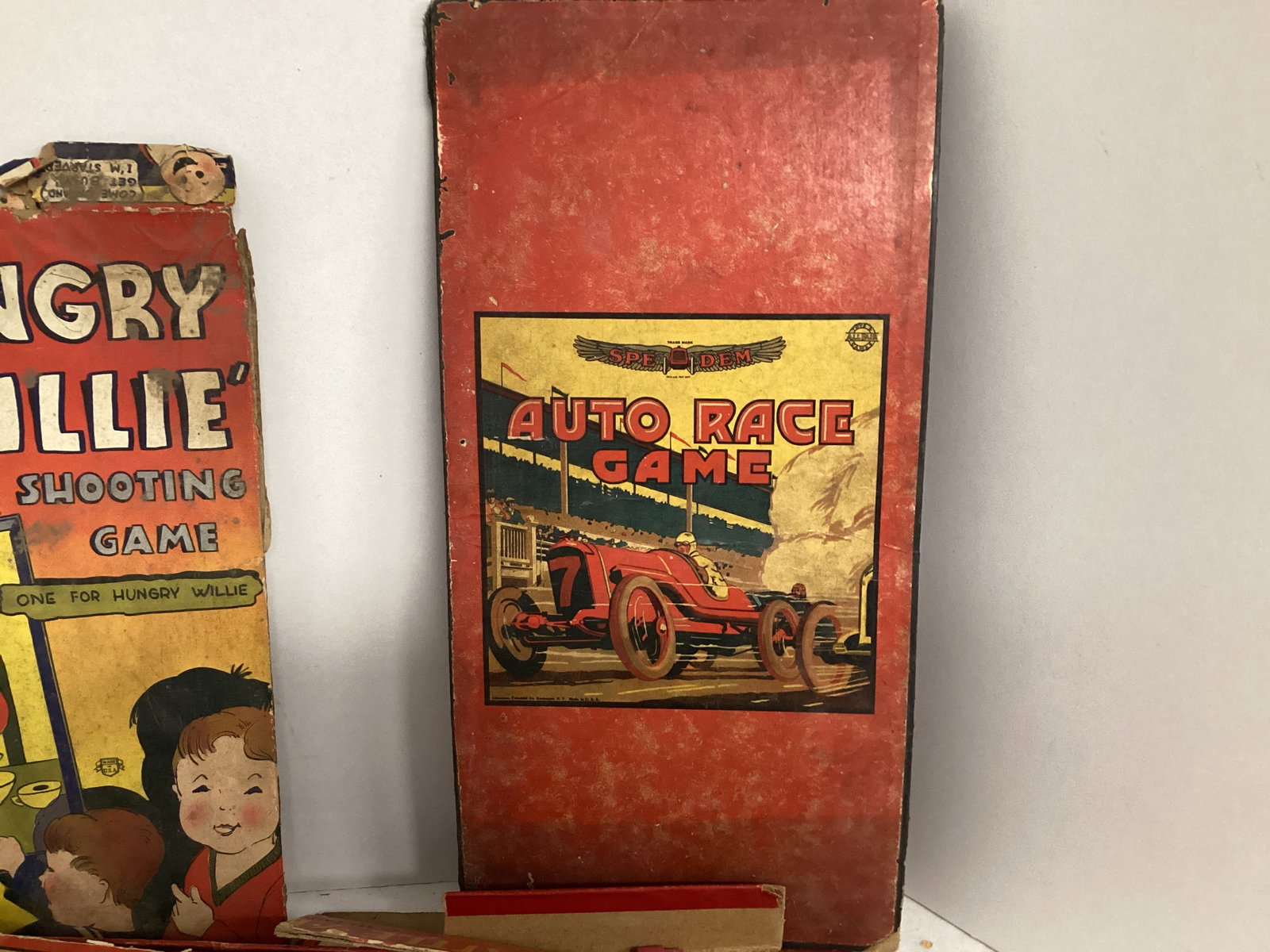Antique and Vintage Game Boards and Pieces - 6