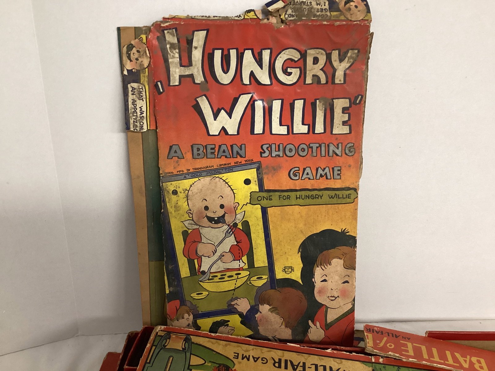 Antique and Vintage Game Boards and Pieces - 9