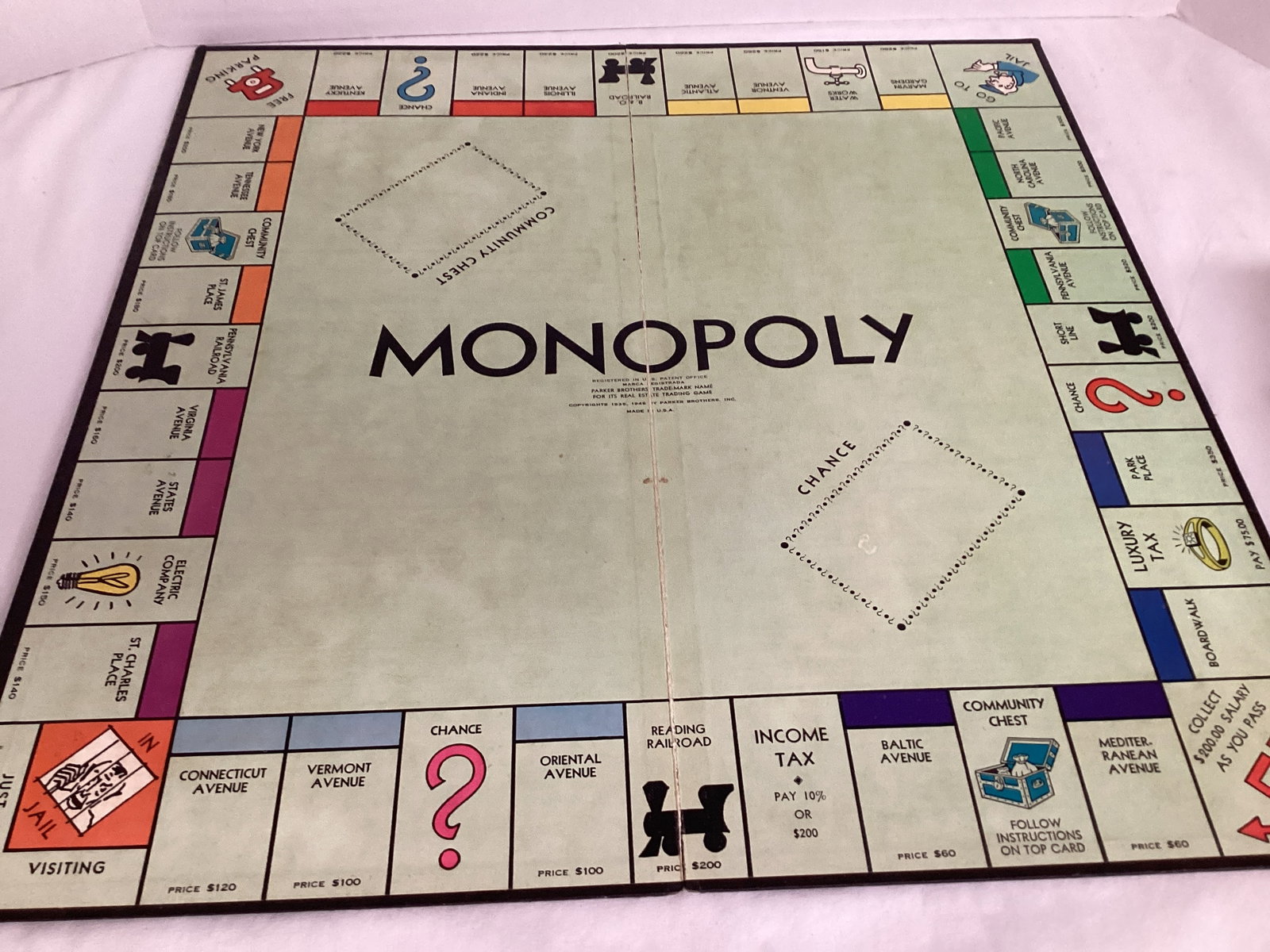 1954 Monopoly Board and Box of Pieces Plus Additional Box - 8
