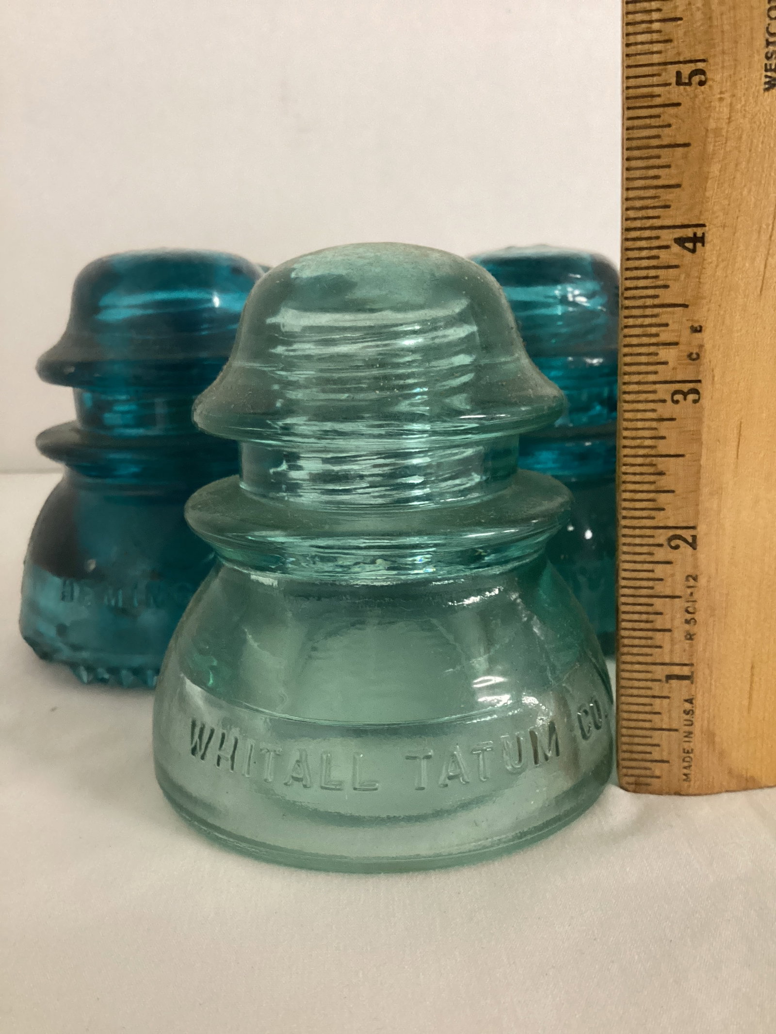 Brookfield, Hemingray, and Whitall Tatum Glass Insulators - 2