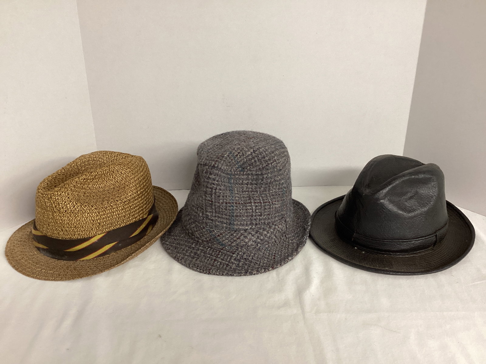 Three Men's Hats - Stetson, Pendleton, Unmarked: .