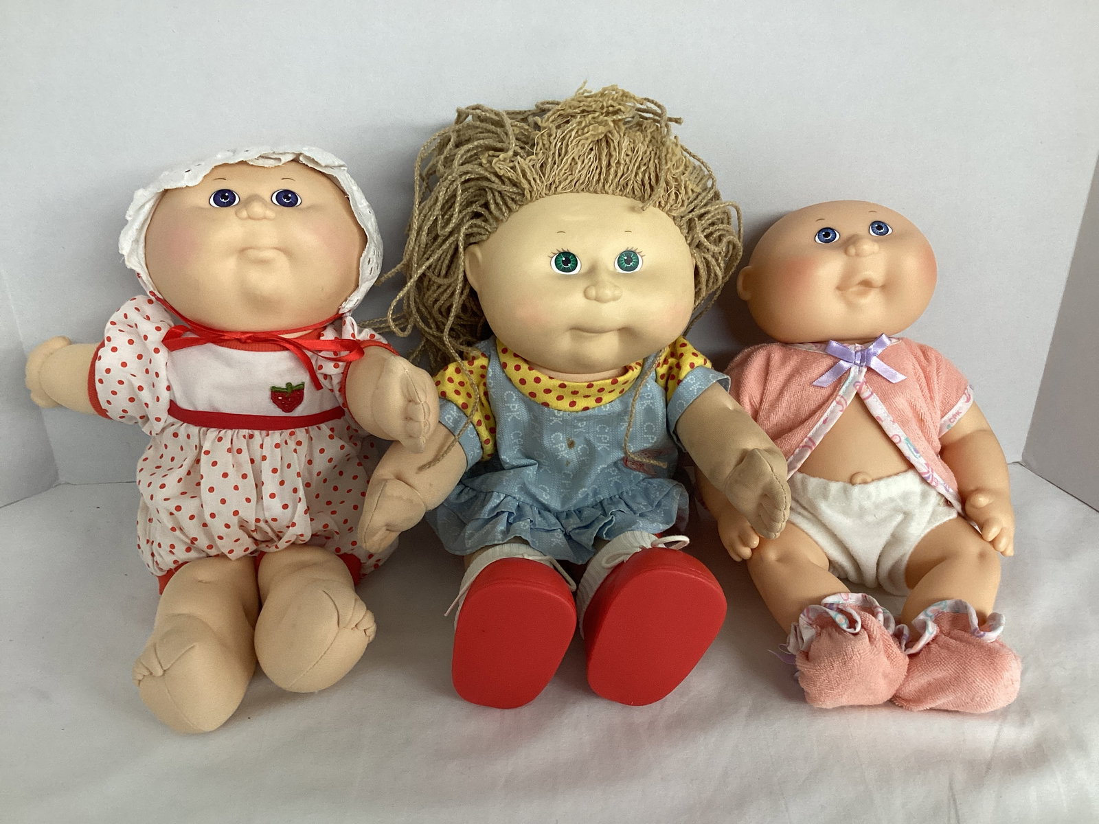 Three Hasbro Cabbage Patch Kids Dolls: .