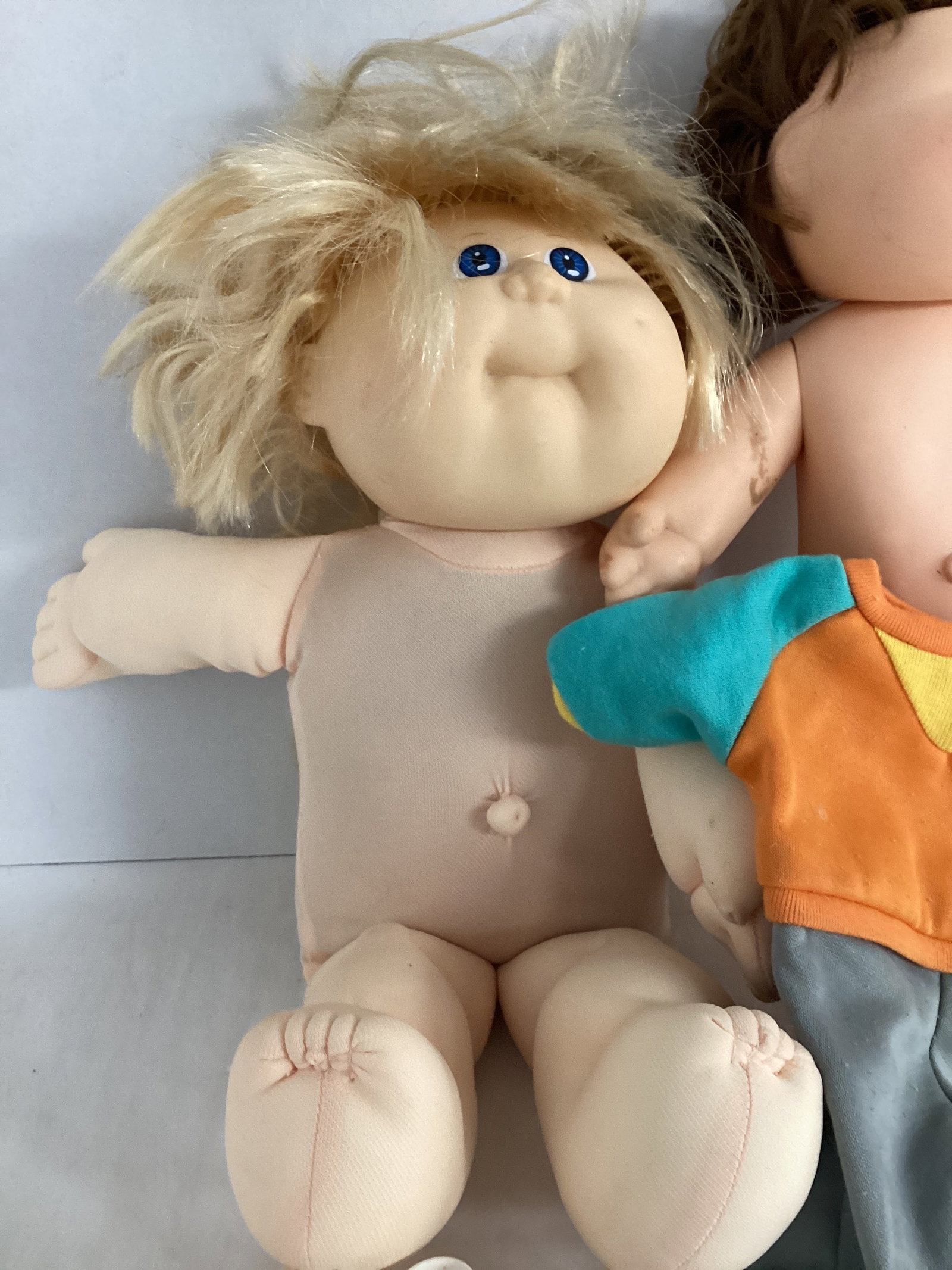 Two Cabbage Patch Dolls with Outfit and Shoes - 4