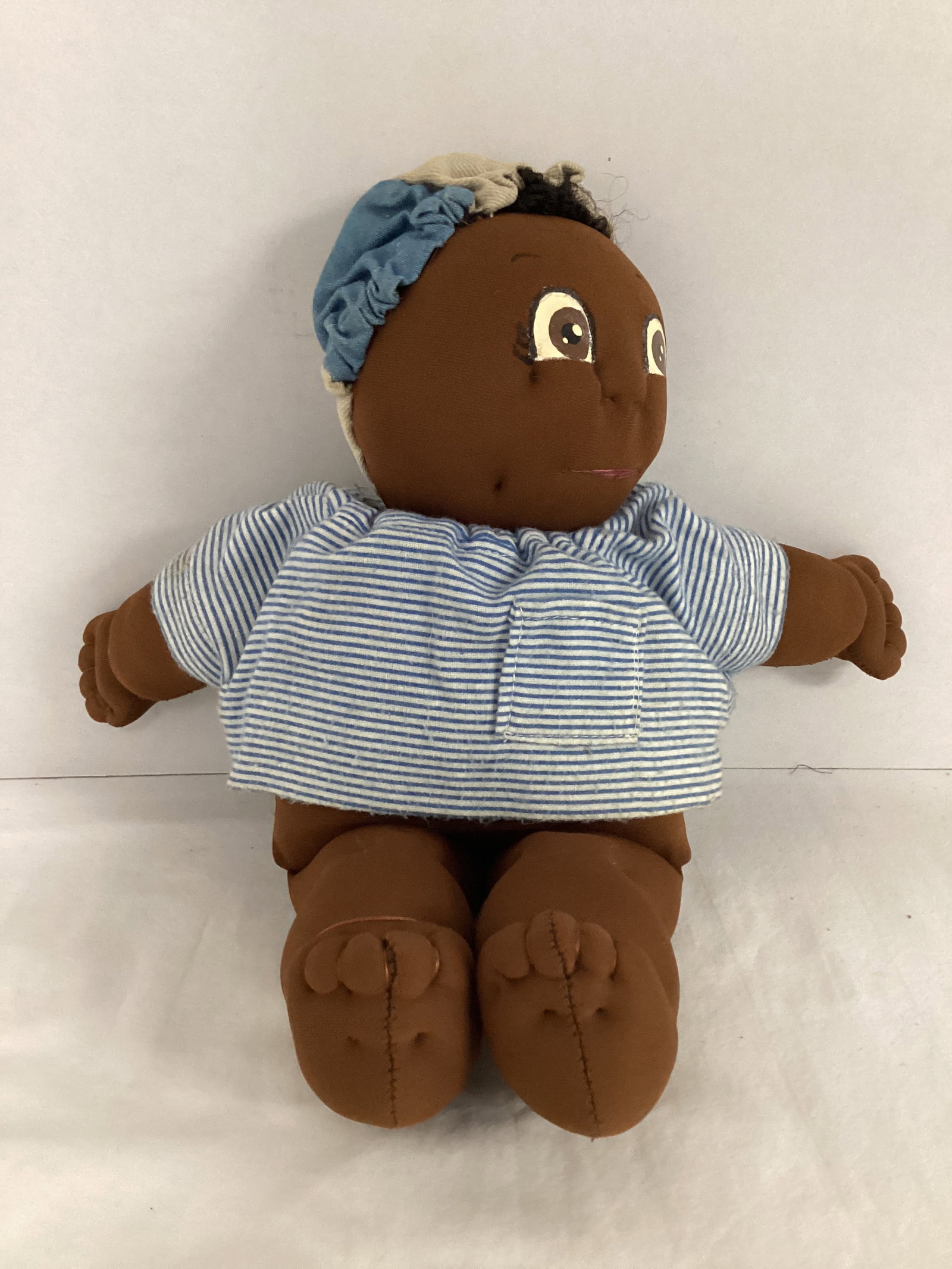 Vintage Hand Made Fabric Doll (1 of 4)