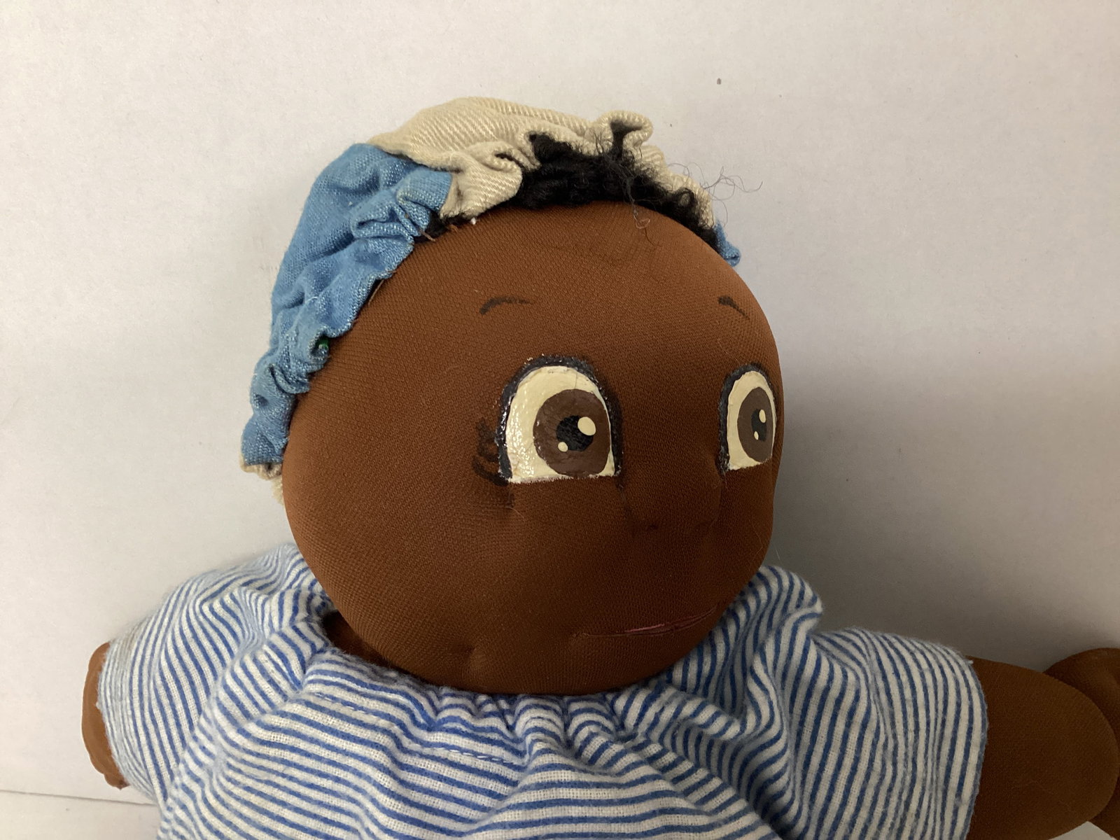 Vintage Hand Made Fabric Doll - 2