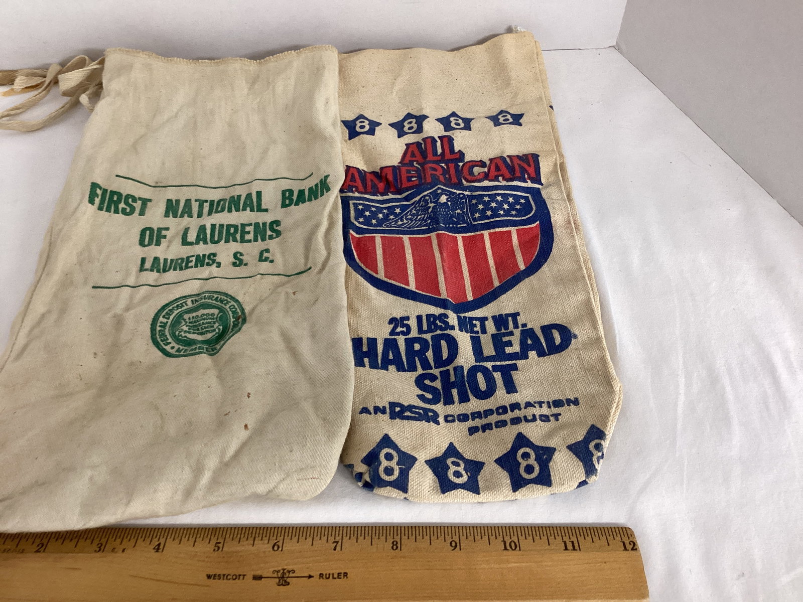 Canvas Bank Bags and All American Hard Shot Lead Bag - 5