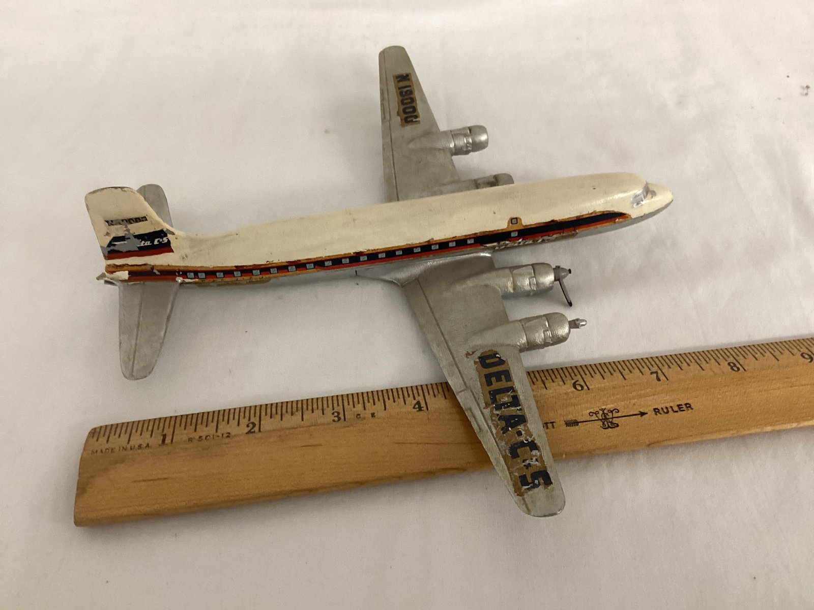 Vintage Delta Airplane Model - 5