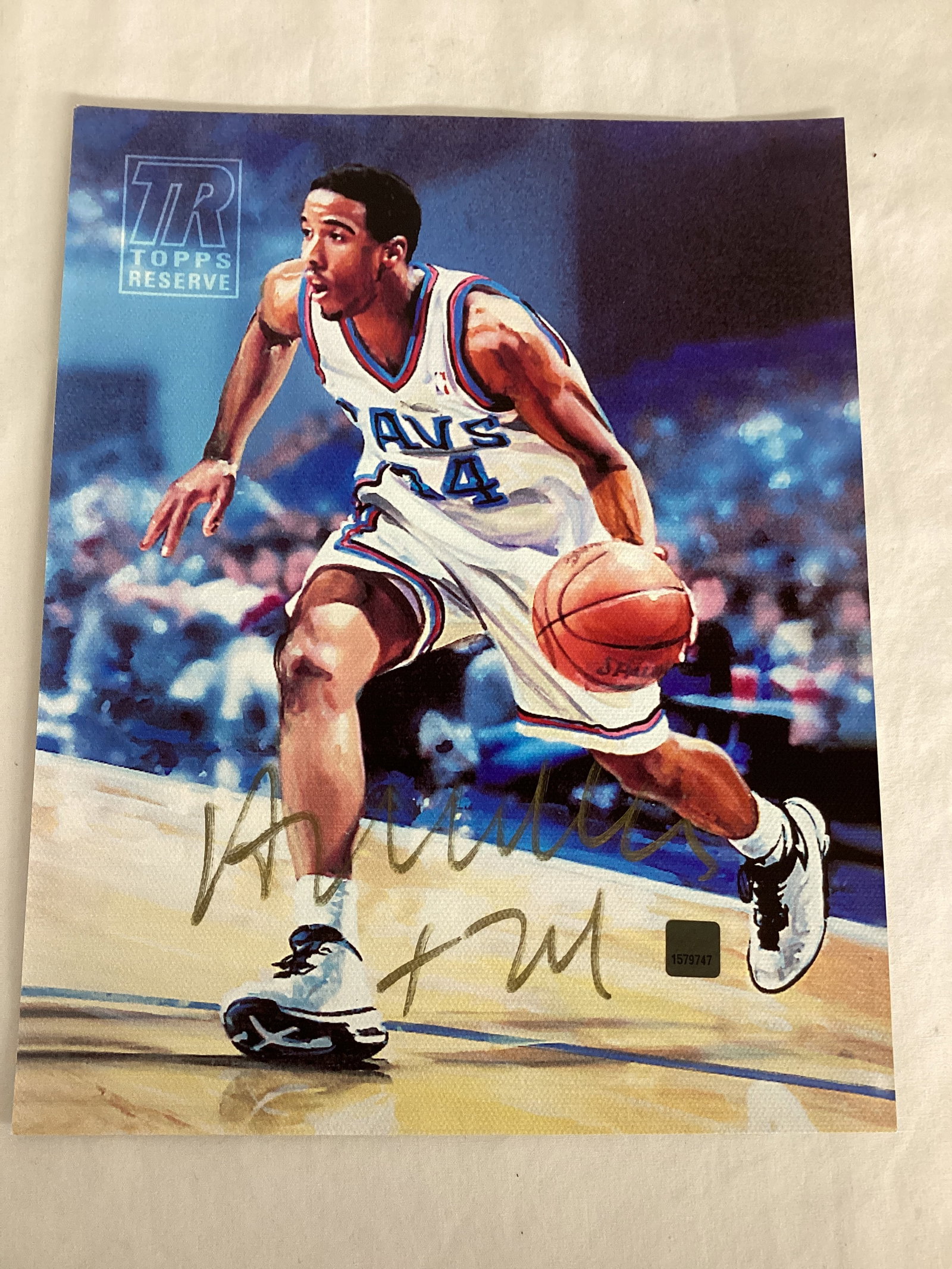 Topps Reserve Cleveland Cavaliers Andre Miller 8x10 Canvas Autograph (1 of 6)