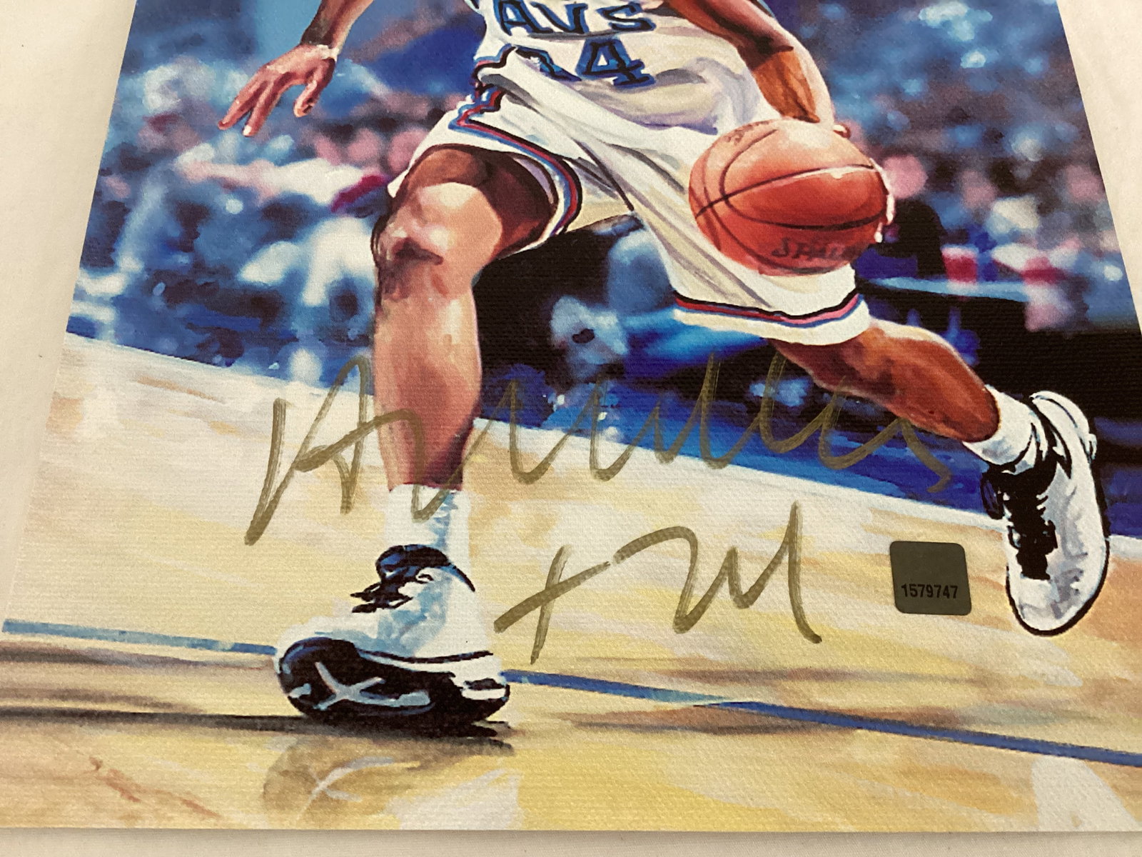 Topps Reserve Cleveland Cavaliers Andre Miller 8x10 Canvas Autograph - 3