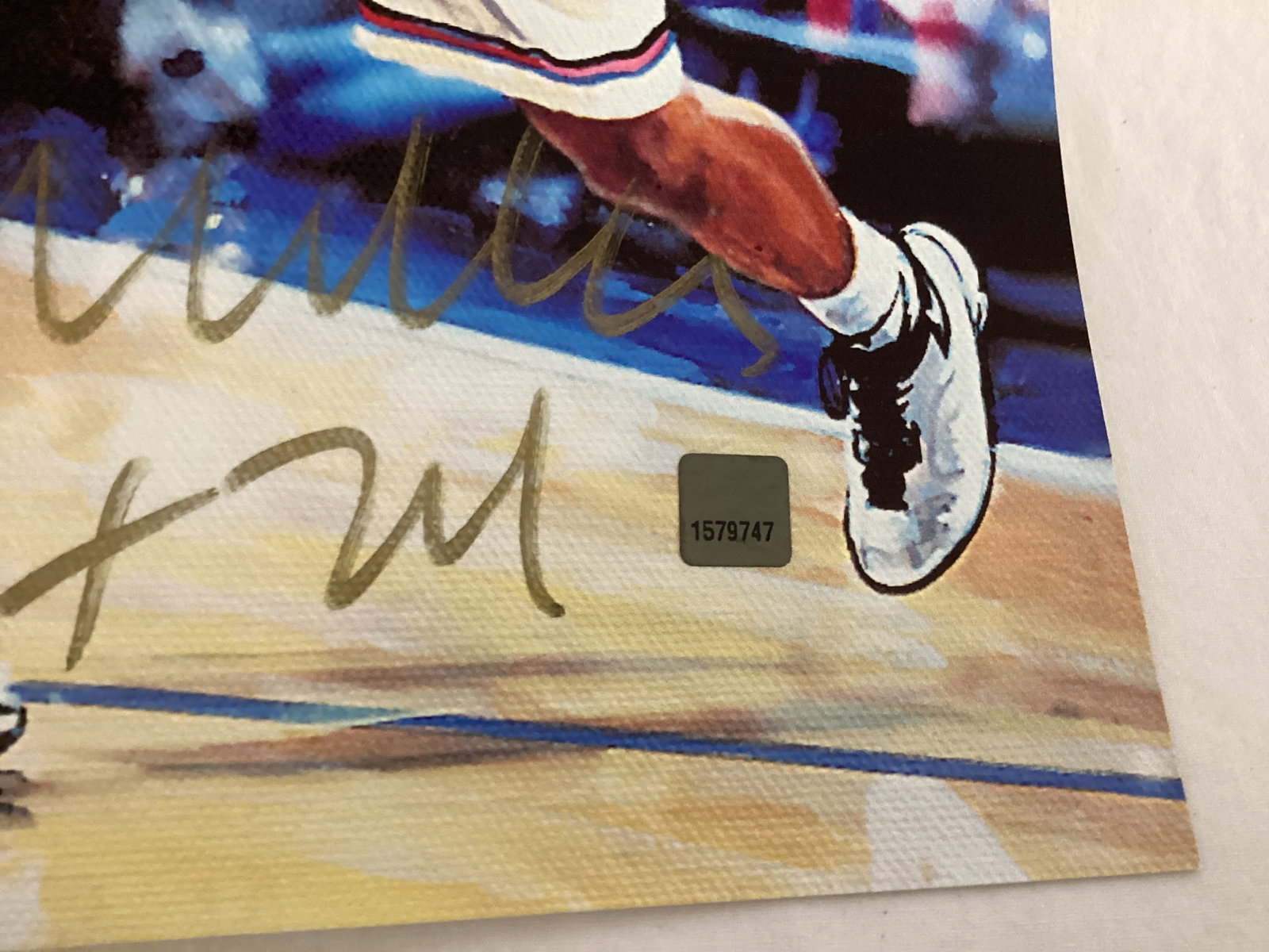 Topps Reserve Cleveland Cavaliers Andre Miller 8x10 Canvas Autograph - 4