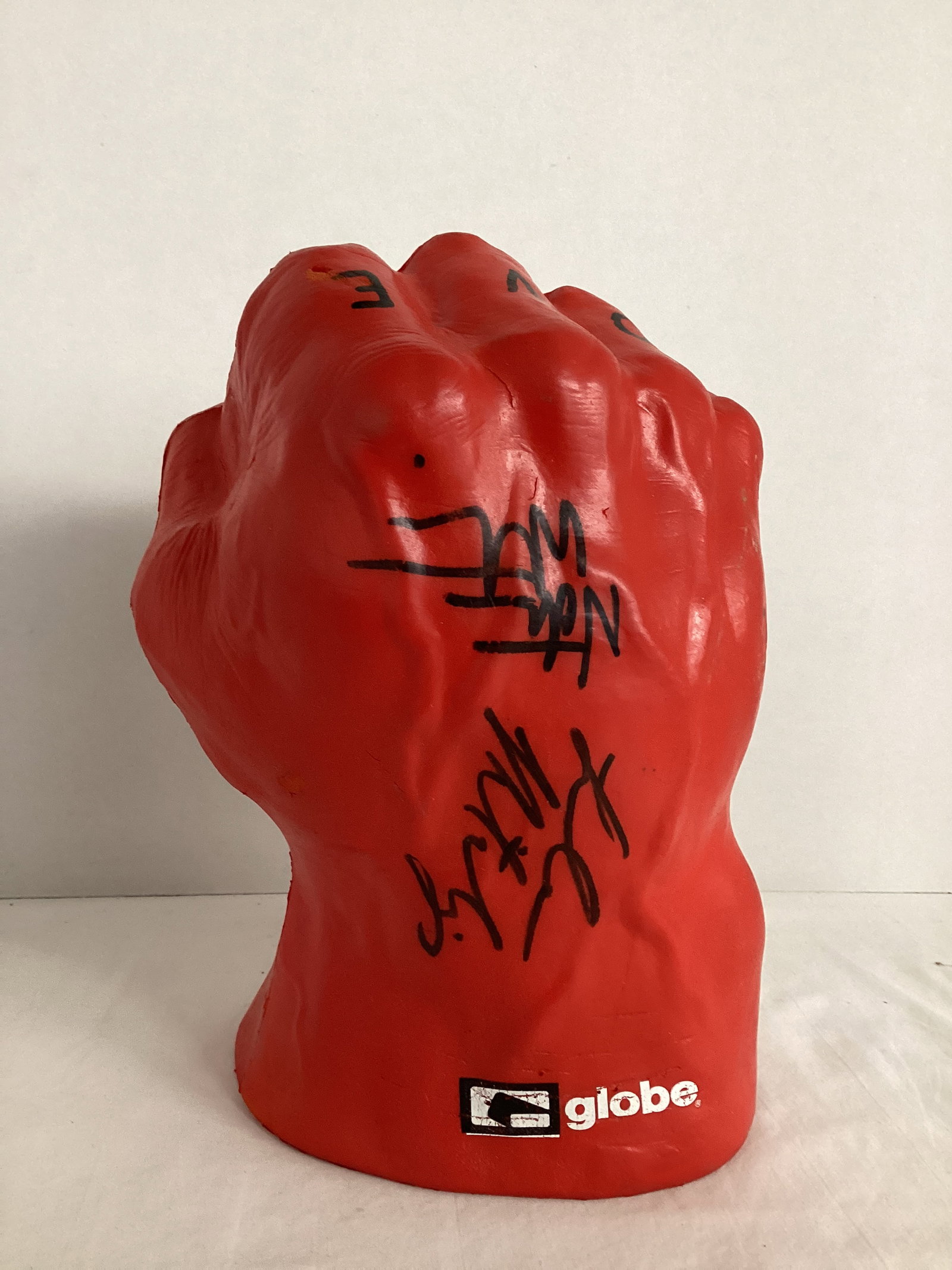 Signed Foam Talking Red Fist: 12"