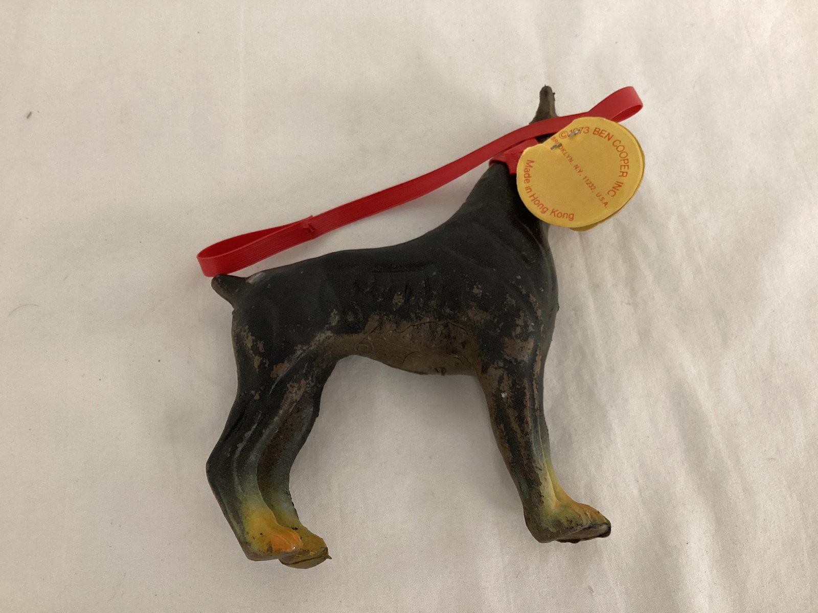 1973 Ben Cooper Super Dog Rubber Doberman - 4