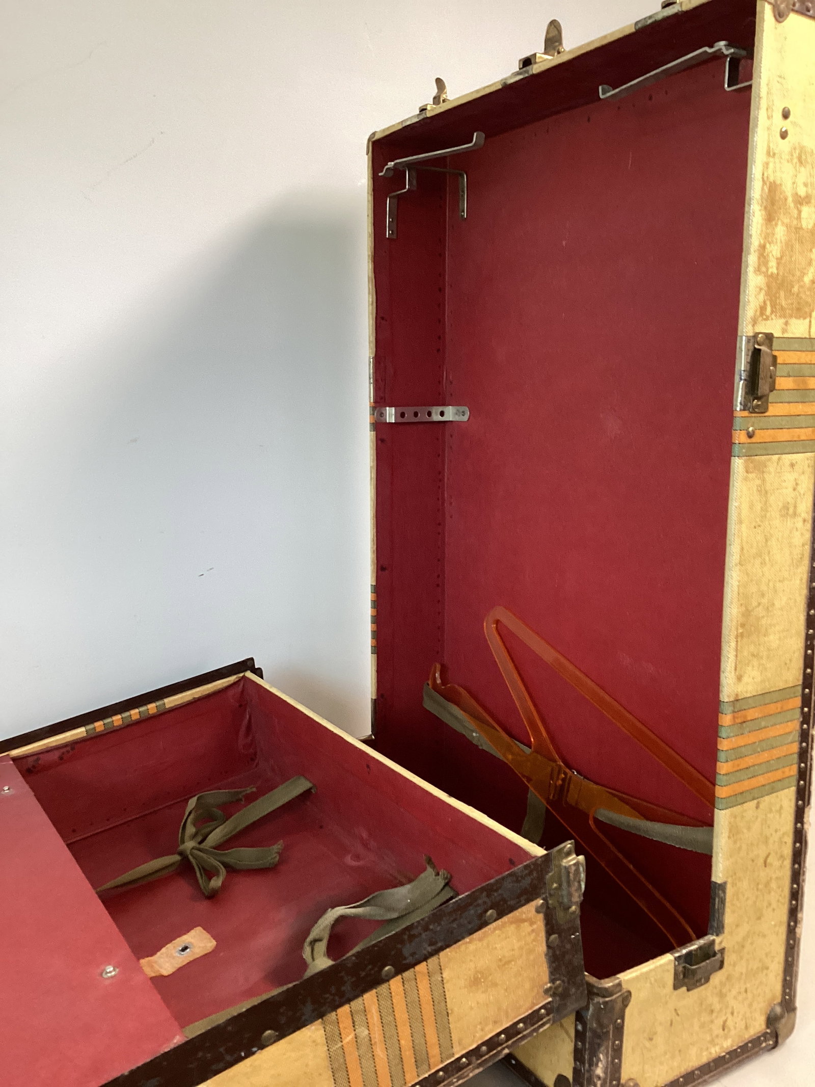Vintage Wardrobe Trunk - 4