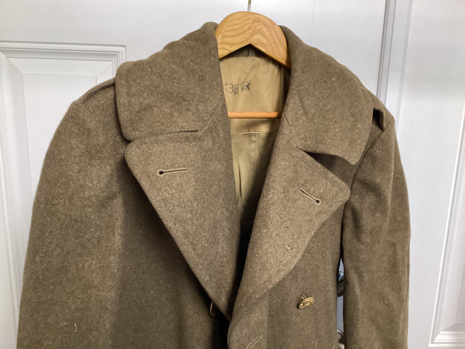 US Military Wool Overcoat - 2