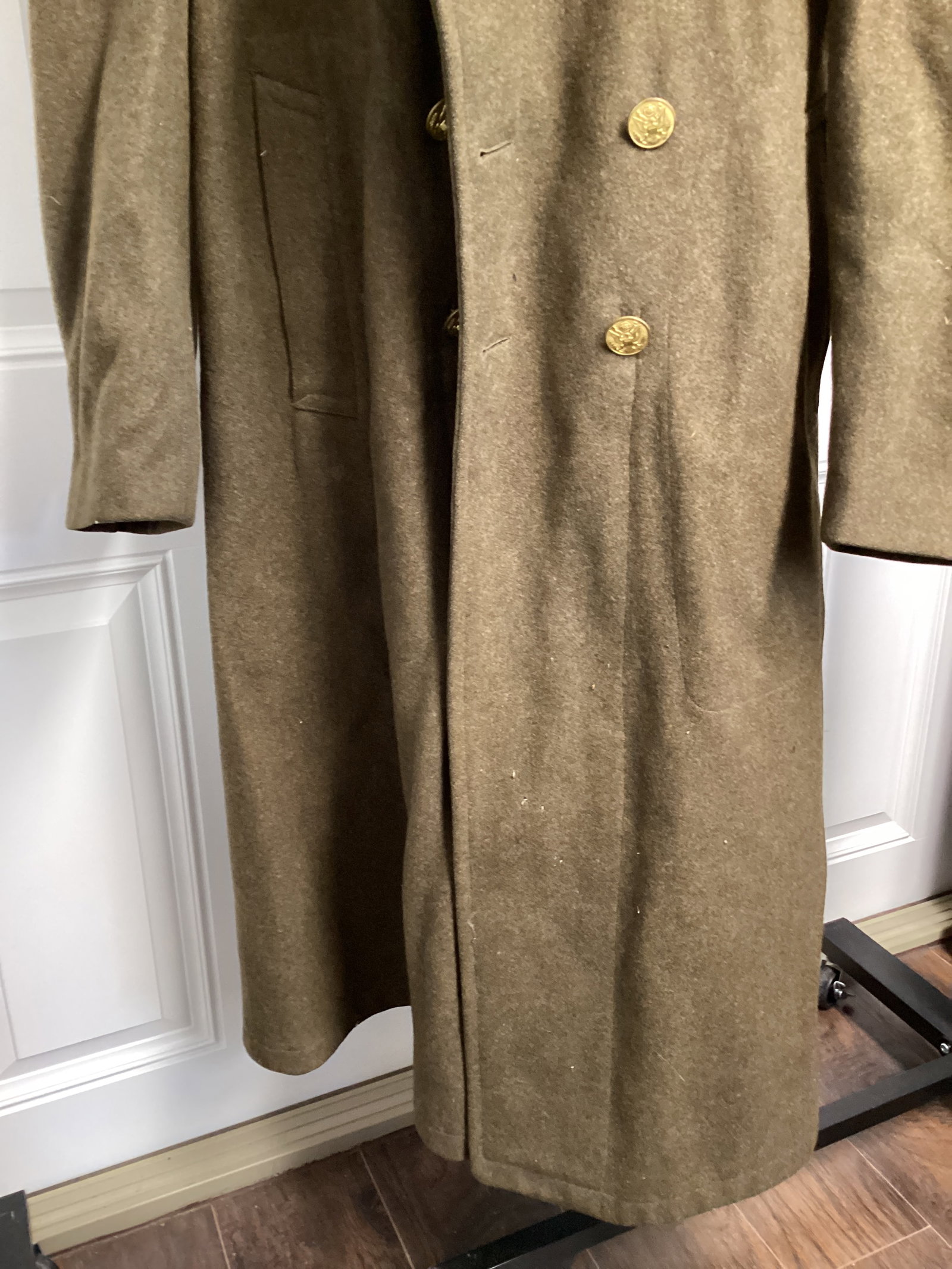 US Military Wool Overcoat - 6