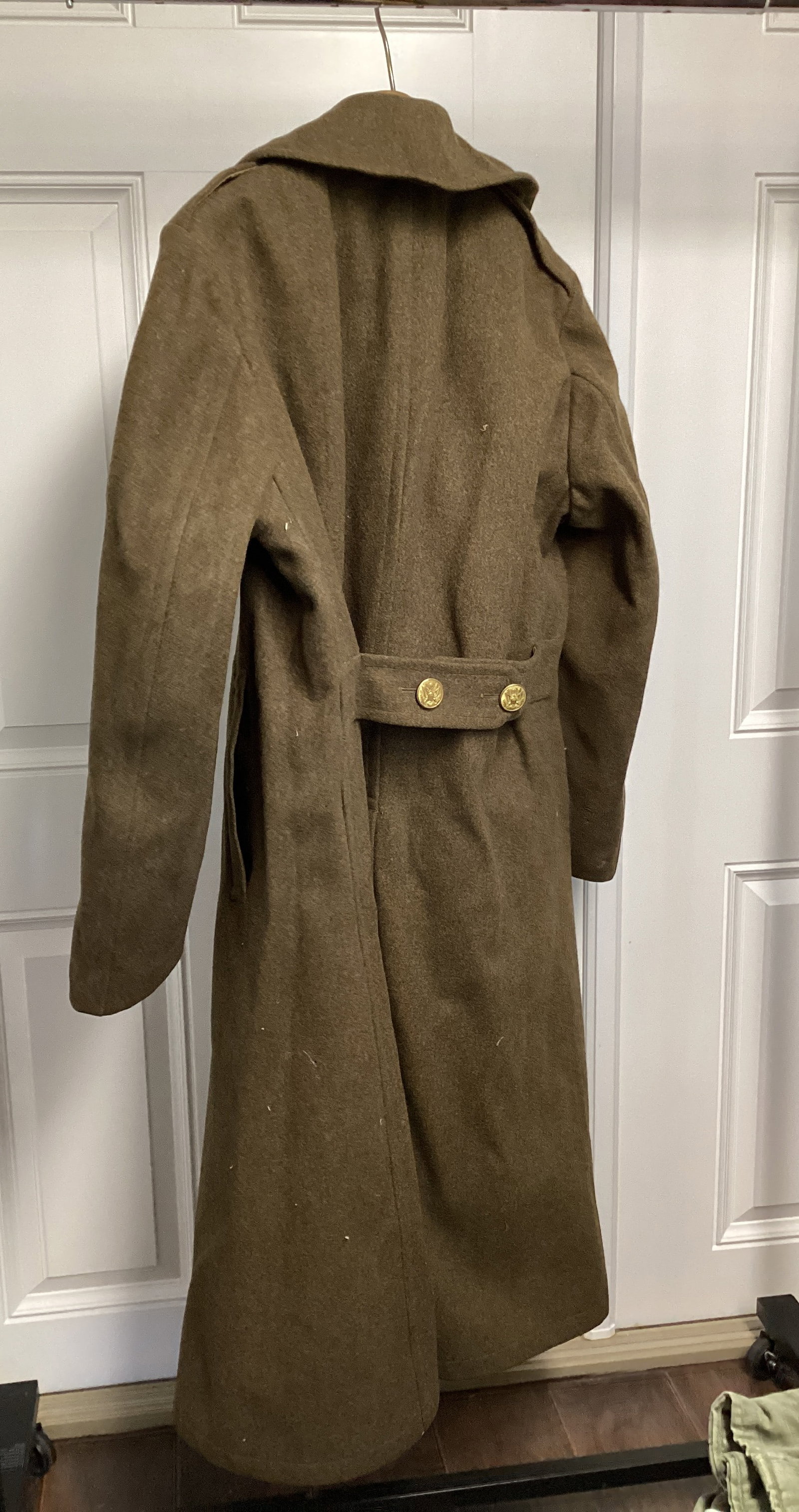 US Military Wool Overcoat - 8