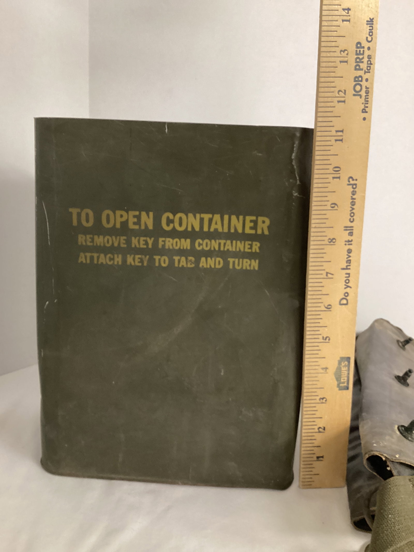 Two US Army Gas Mask Containers - 4