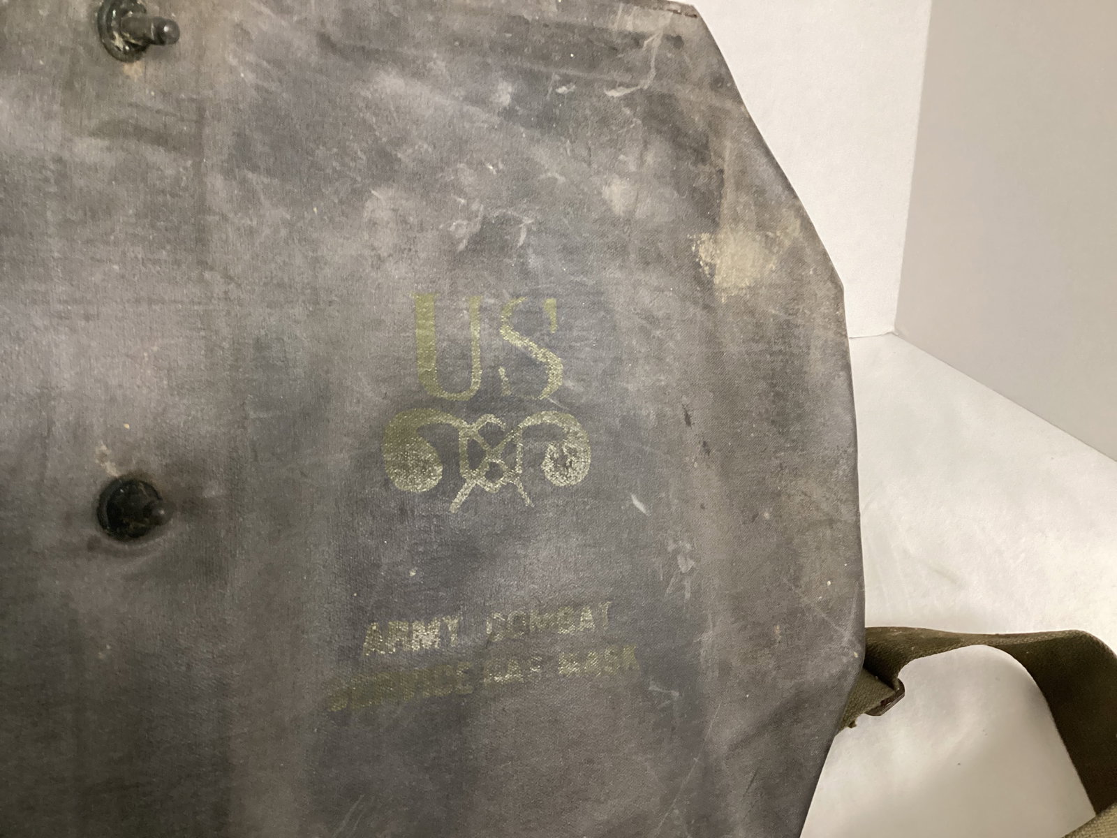 Two US Army Gas Mask Containers - 6