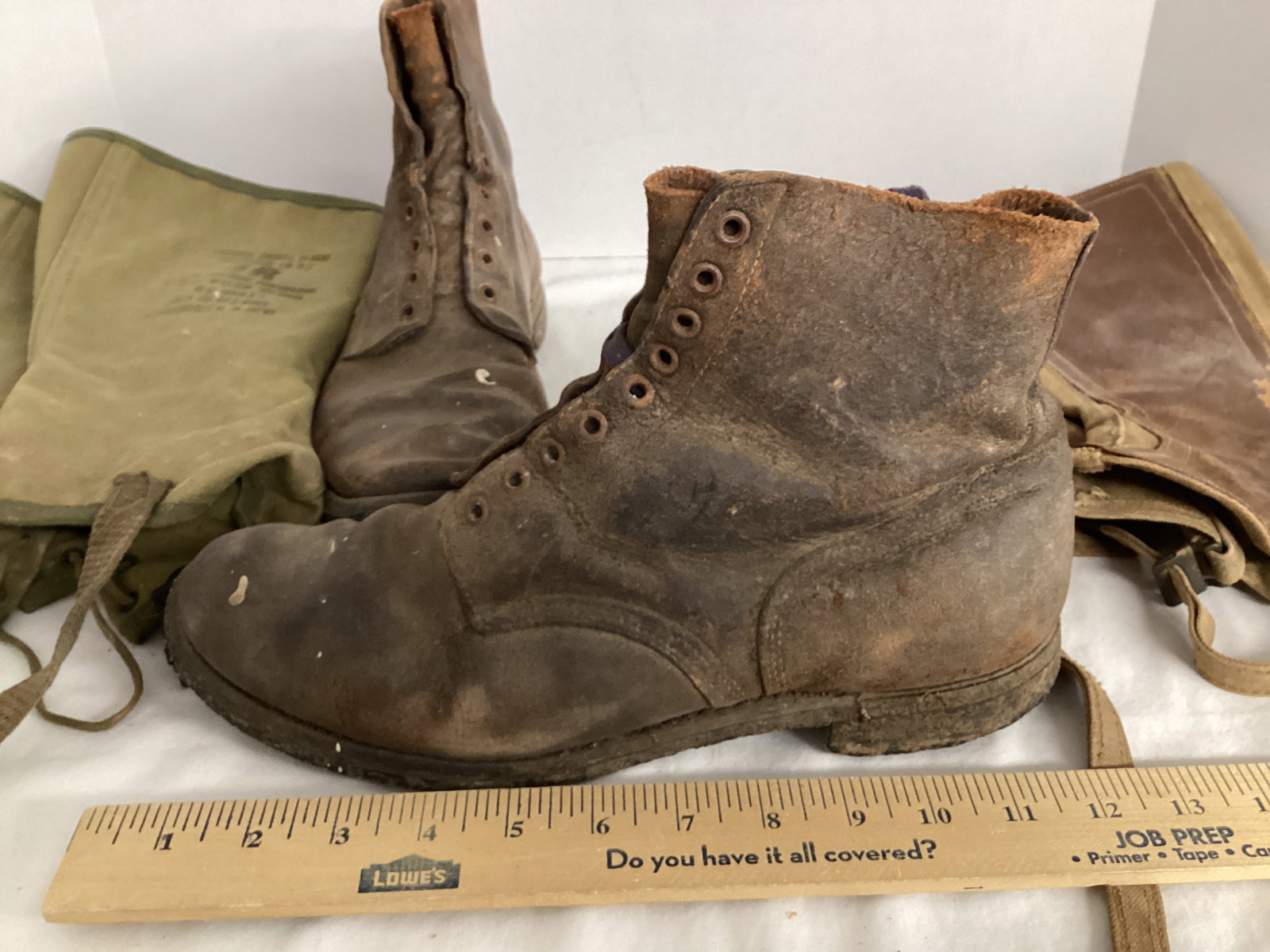 Vintage Military Boots and Leggings - 2