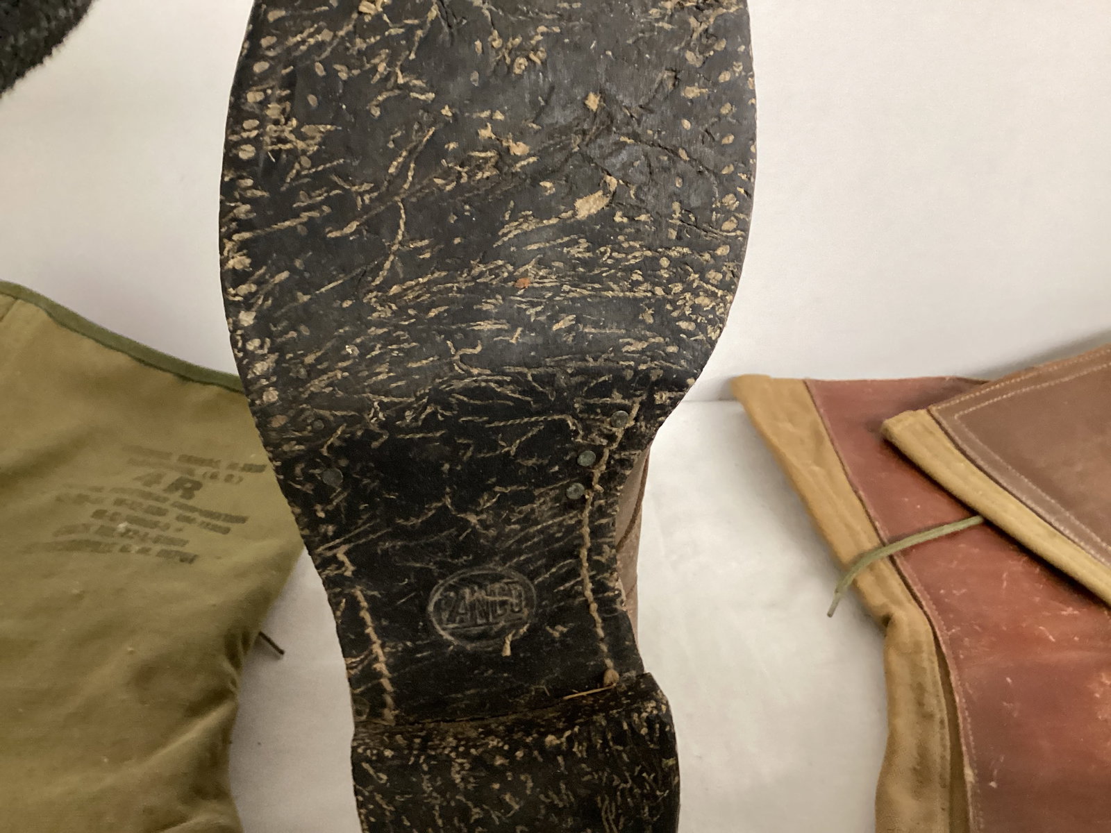Vintage Military Boots and Leggings - 4
