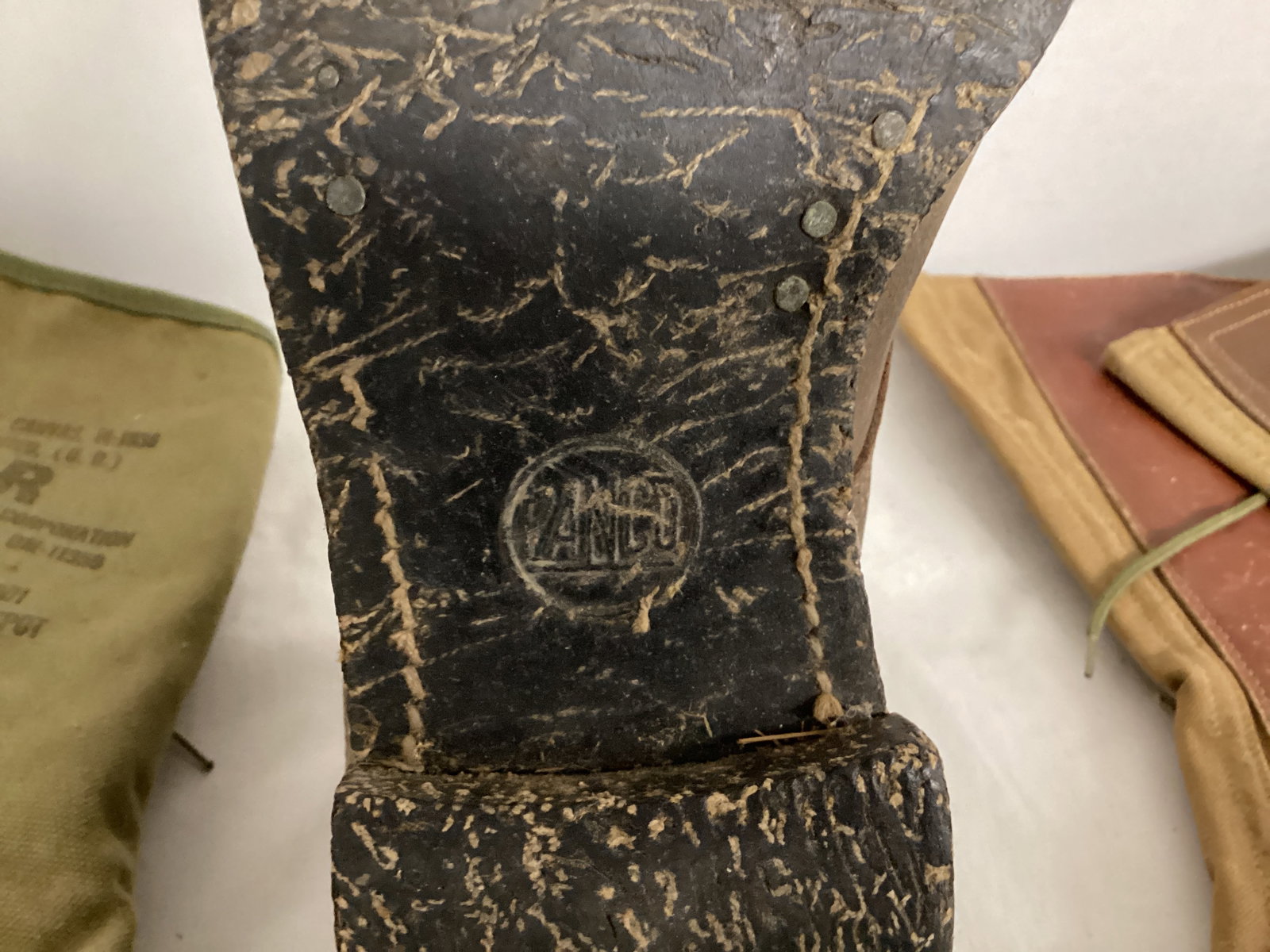 Vintage Military Boots and Leggings - 5