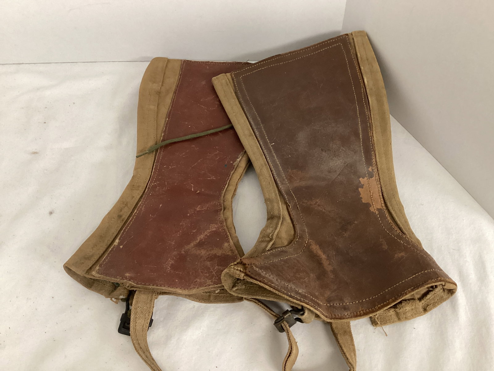 Vintage Military Boots and Leggings - 8