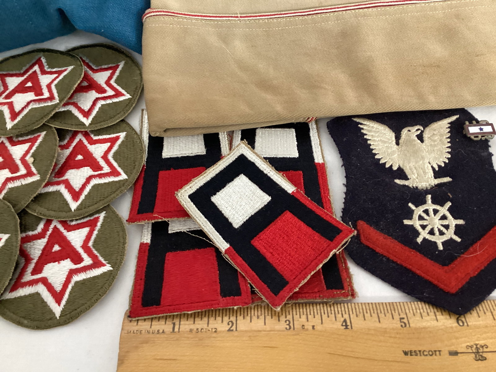 Military Knife, Patches, Pins, Caps, Flag - 7