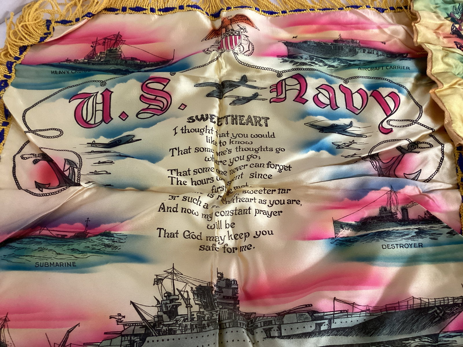 US Navy and Army Air Corps. Pillow Cases - 4