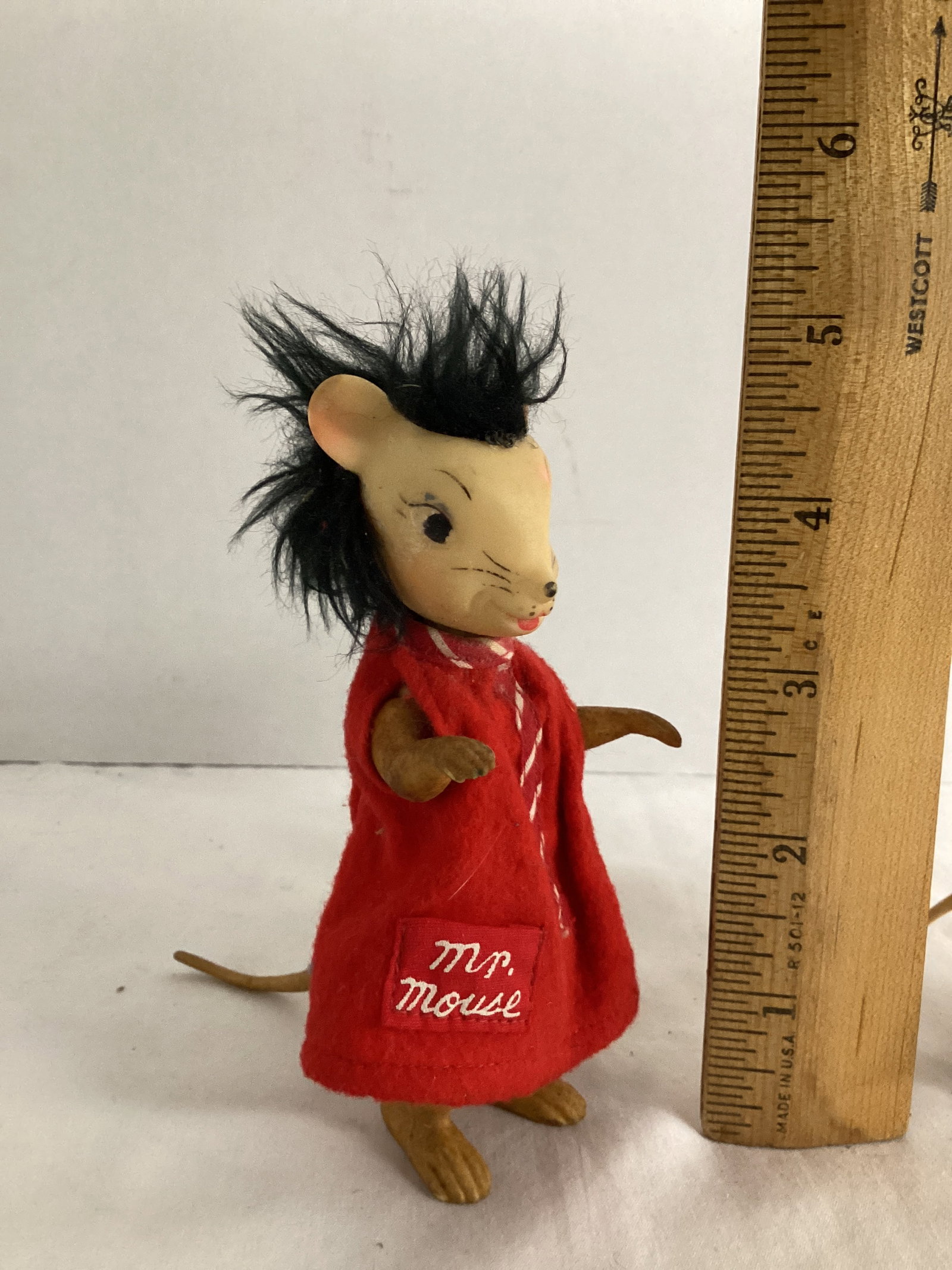 Vintage Remco Mr. and Mrs. Mouse Poseable Figures - 2
