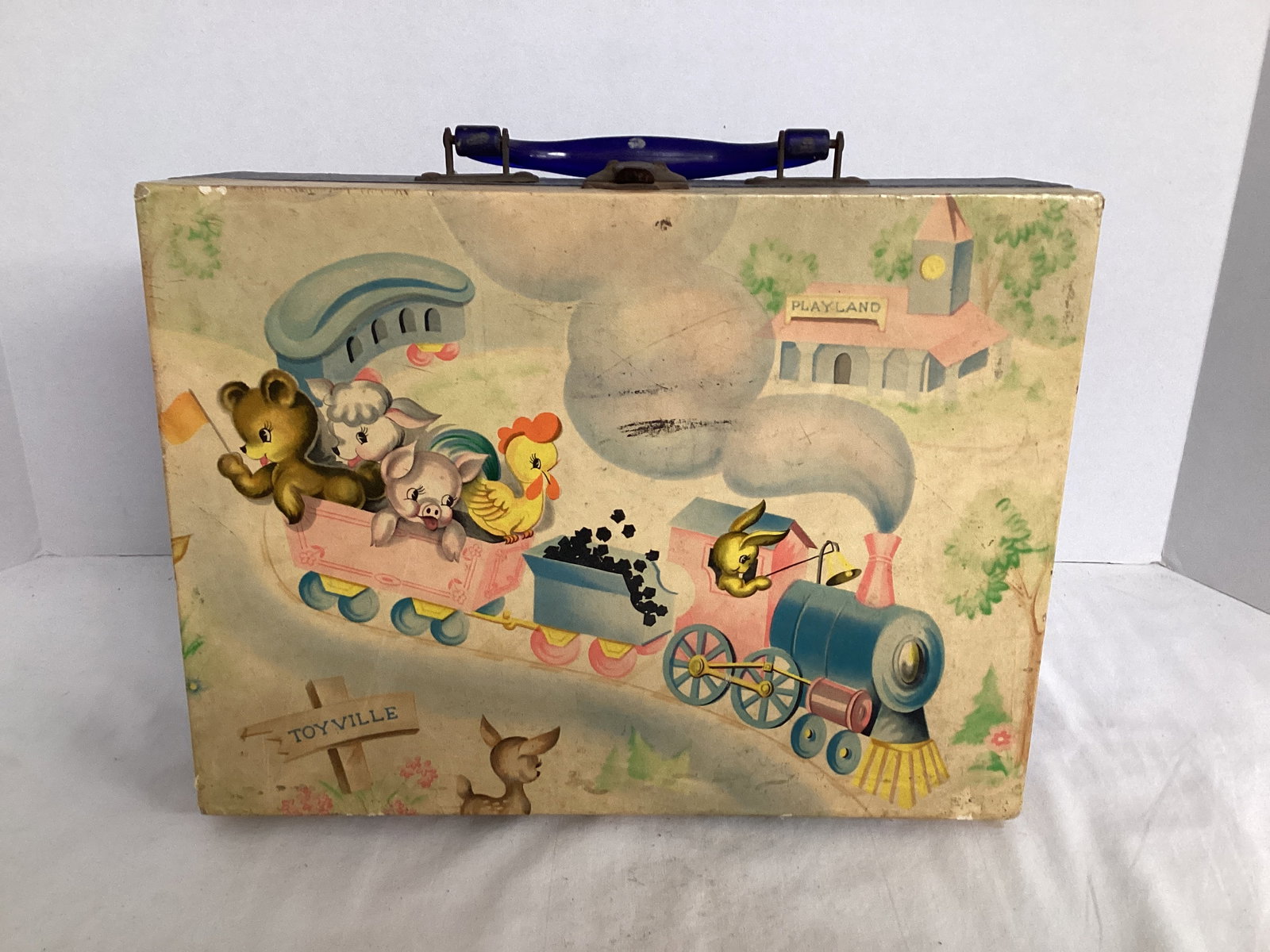 Vintage Toy Case: 12" x 9" x 3 3/4"