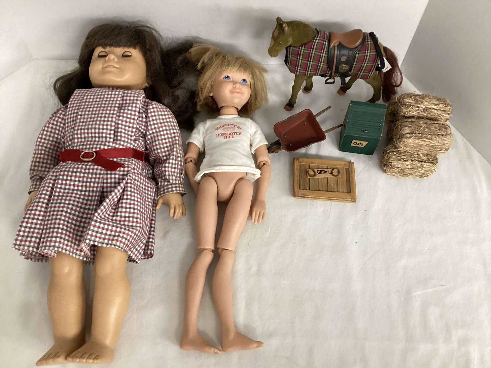 Pleasant Company American Girl Doll, Hopscotch Hill Doll, Horse with Accessories (1 of 12)