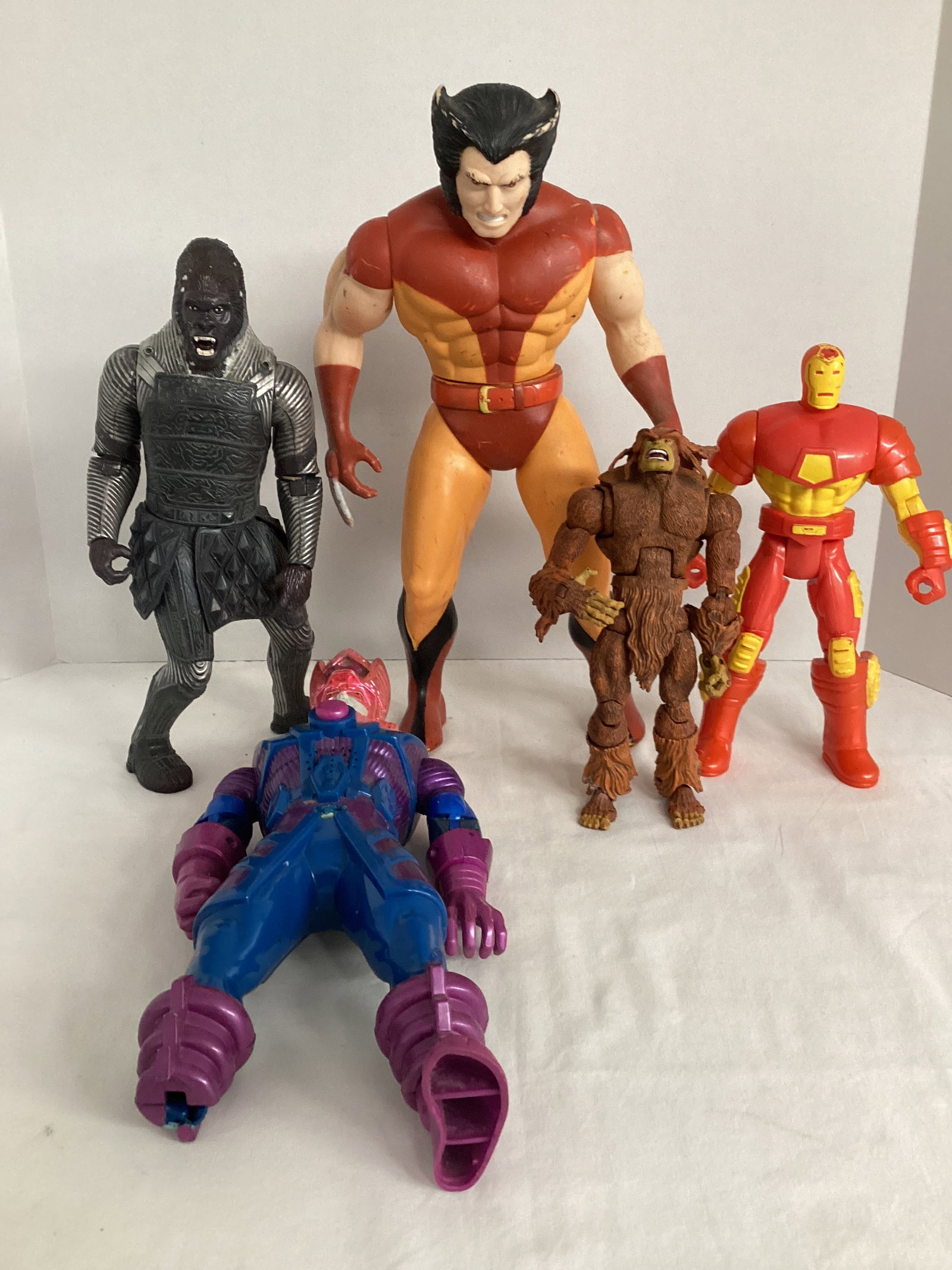 Action Figures - Wolverine, Iron Man, Galactus, Sasquatch, Planet of the Apes (1 of 7)
