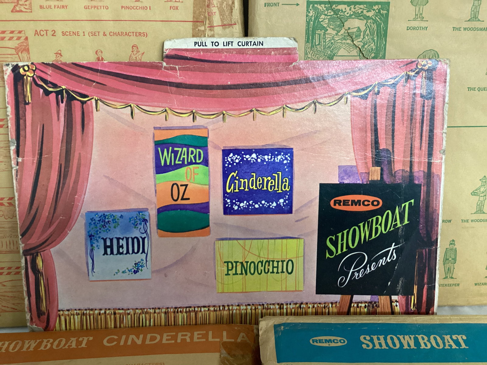 Vintage Remco Showboat Stage Kits - 2