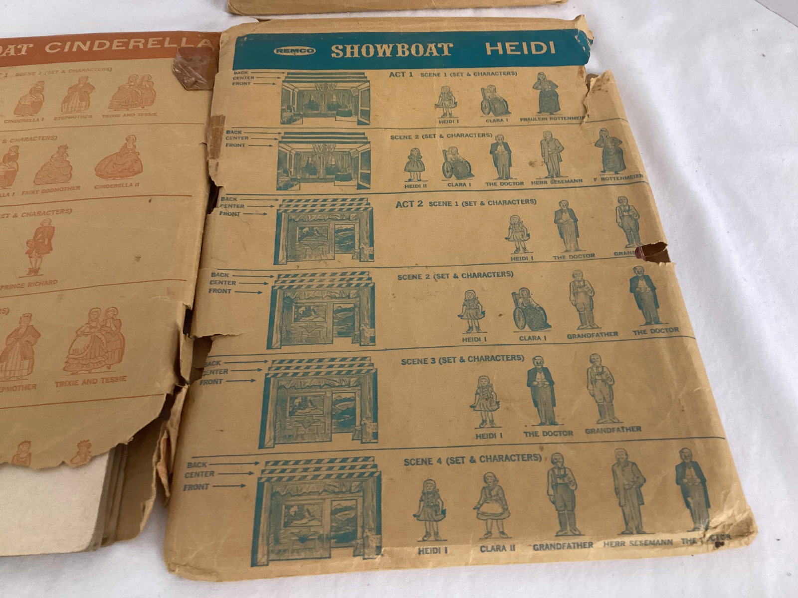 Vintage Remco Showboat Stage Kits - 6