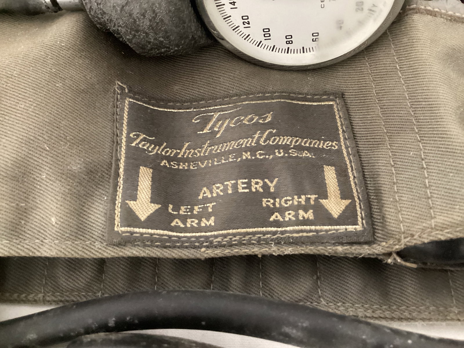 Vintage Blood Pressure Cuff and Medical Tools - 3