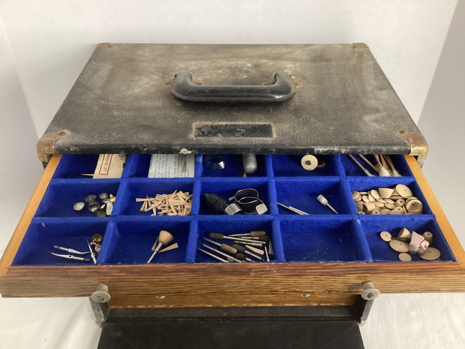 Vintage Orthodontist Tool Box with Contents - 3
