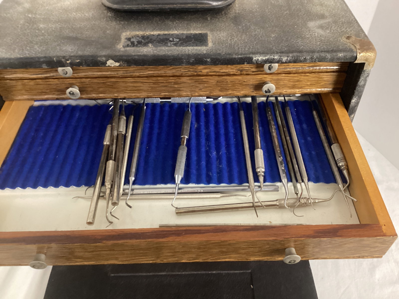 Vintage Orthodontist Tool Box with Contents - 5