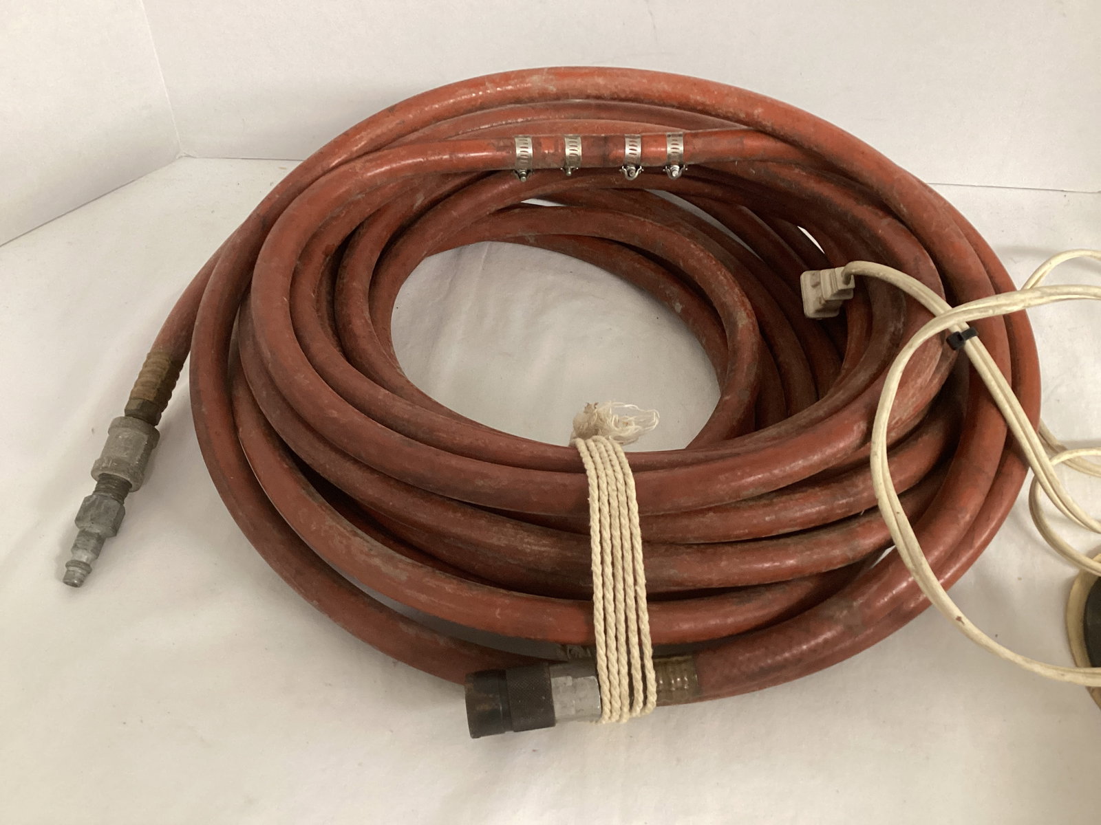 Pneumatic Spark Plug Cleaner, Air Hose, Vintage Black & Decker Sander/Polisher - 7