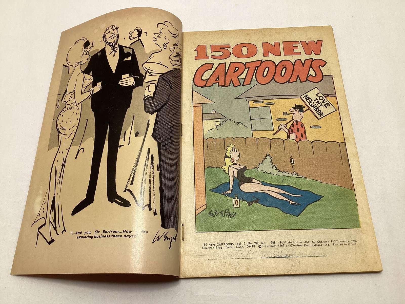 150 New Cartoons 20 Charlton Comic Book - 6