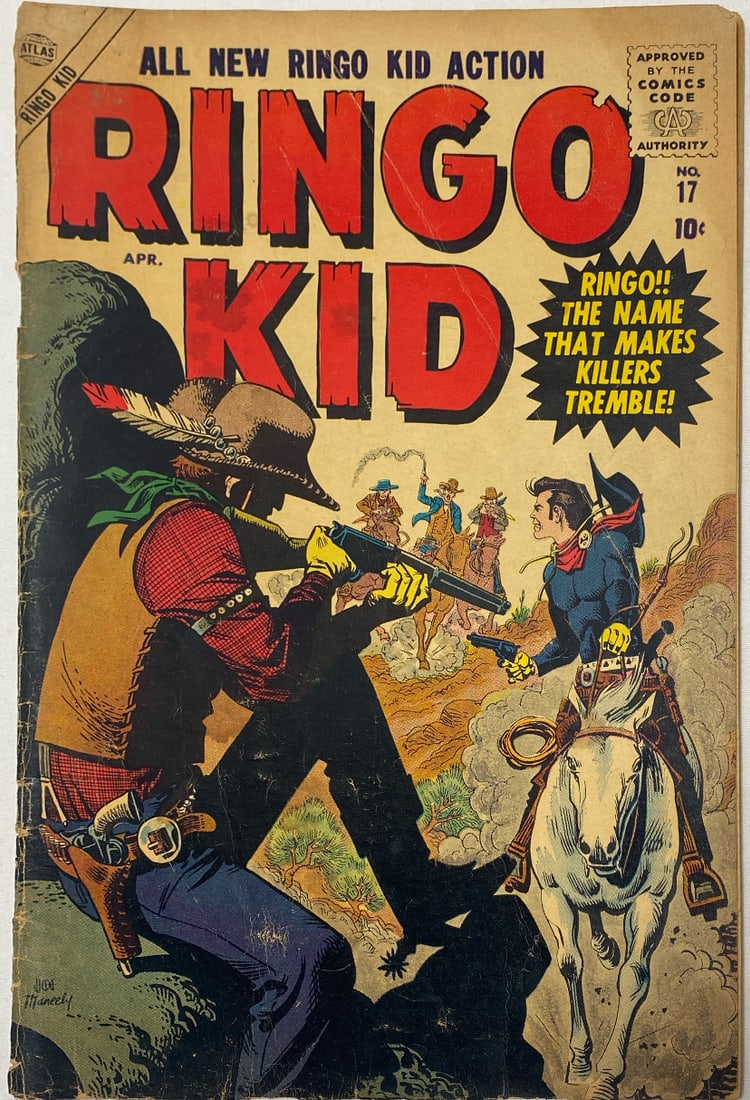 Ringo Kid 17 Atlas Comic Book (1 of 8)