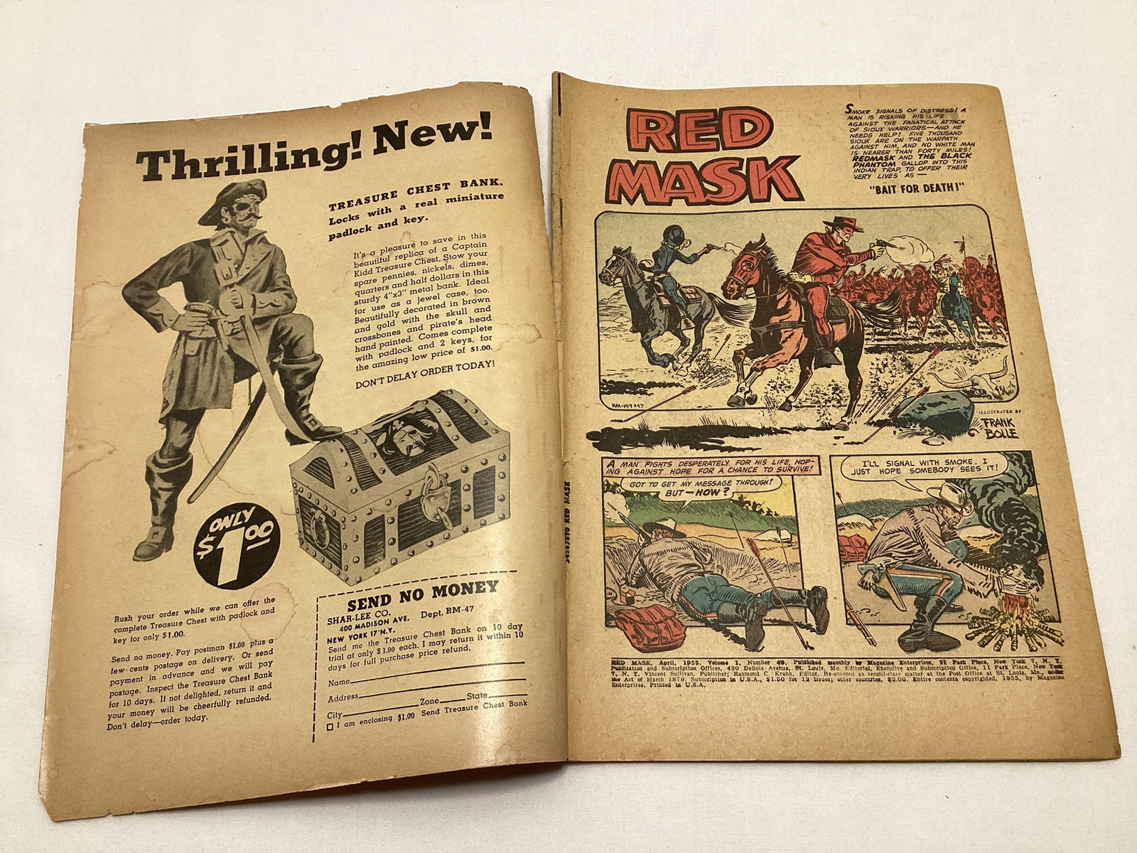 Red Mask 47 Magazine Entertainment Comic Book - 6