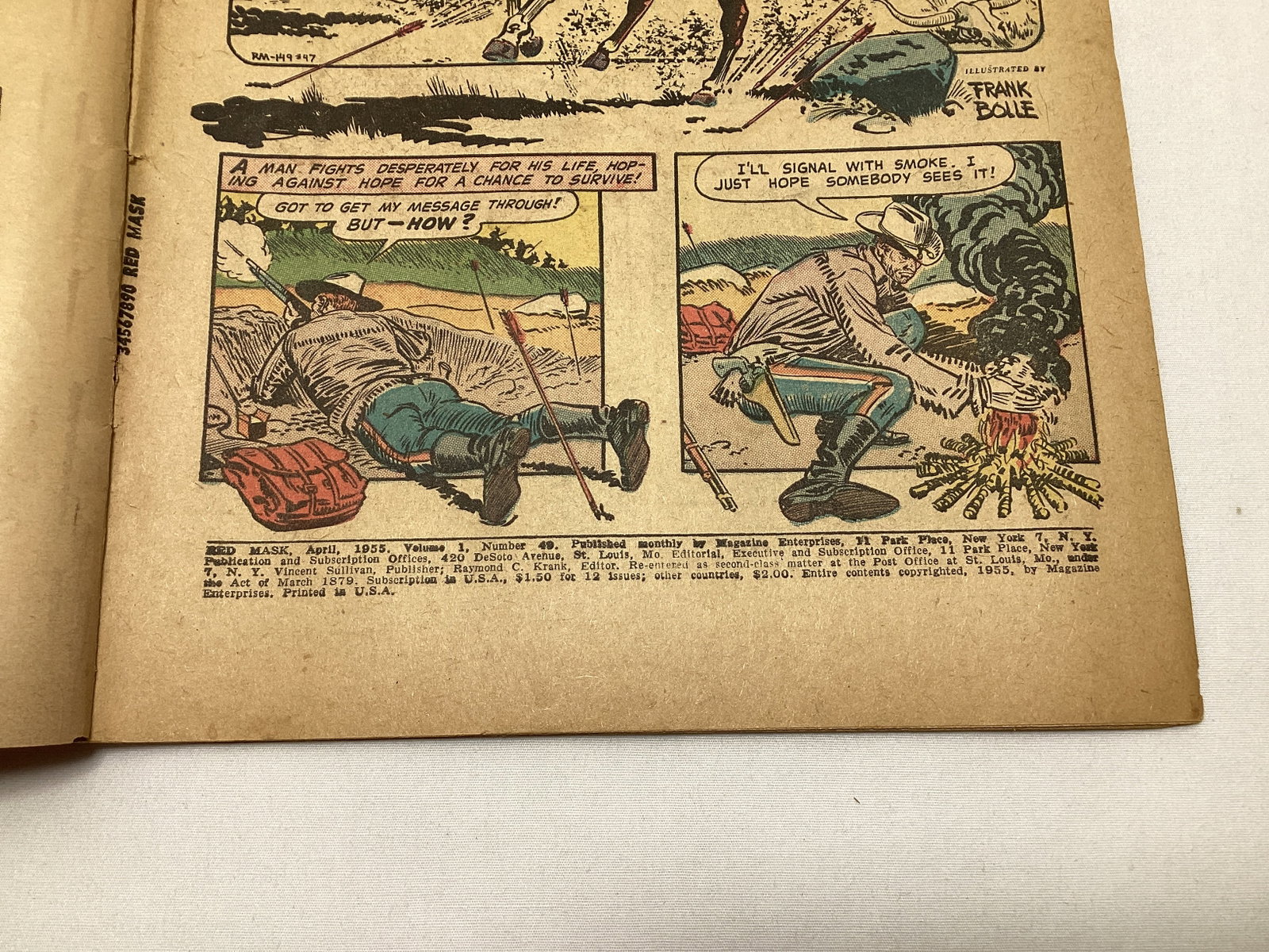 Red Mask 47 Magazine Entertainment Comic Book - 7
